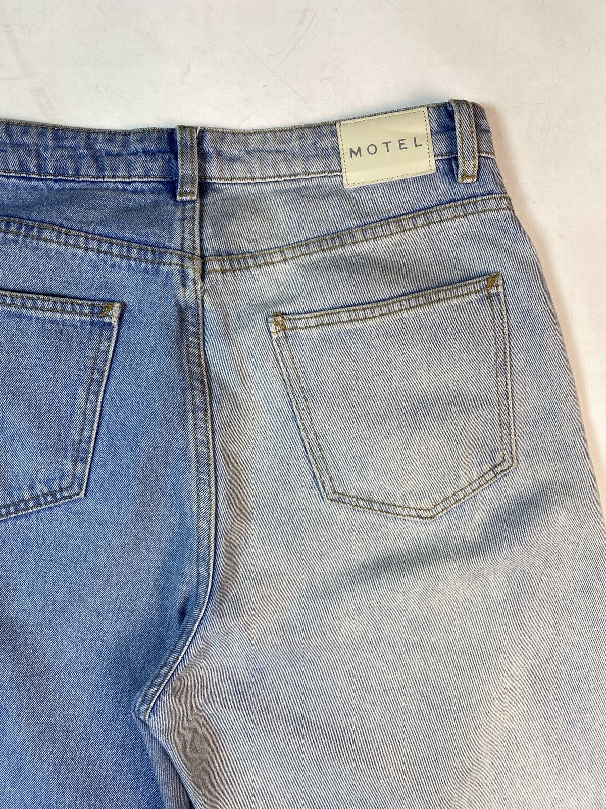 Other Motel Low Rise Wide Leg Jeans Size 30" / US 8 / IT 44 - 4 Thumbnail