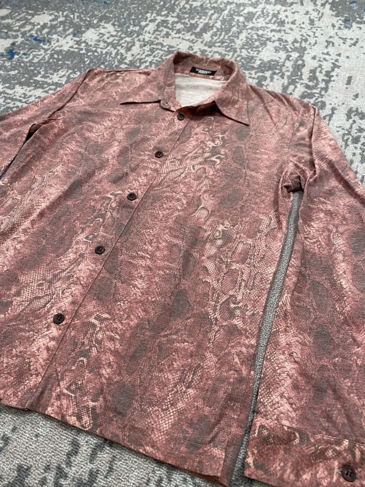 Tornado Mart Tornado Mart Snake Skin Shirt Size US M / EU 48-50 / 2 - 2 Thumbnail