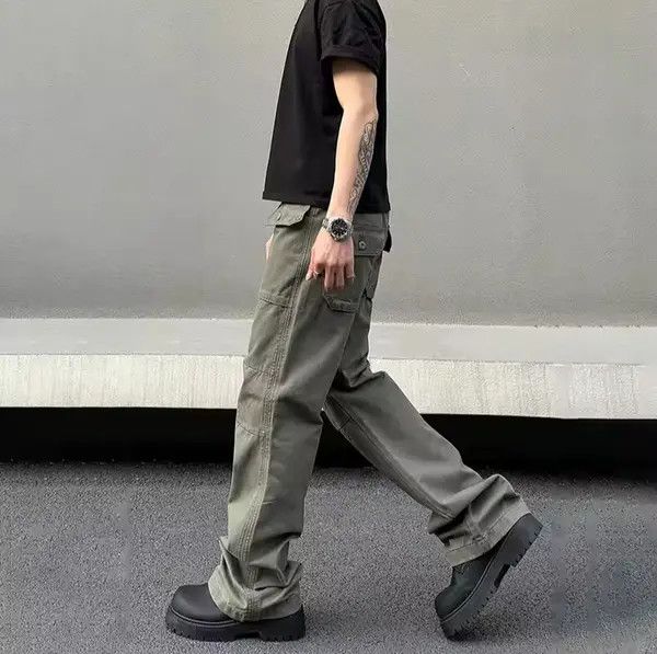 VIBE Y2K Fashionable Cargo Pants Size US 32 / EU 48 - 3 Thumbnail
