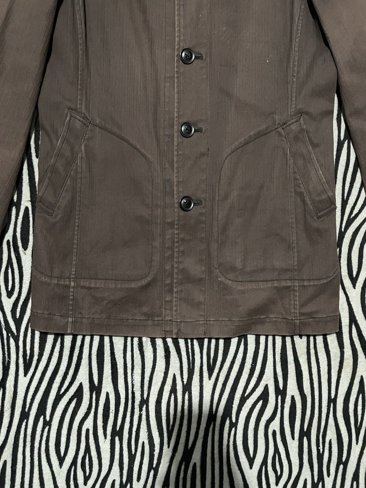 Michel Klein × Vintage Vintage Micheal Klein Homme Faded Jacket Size US L / EU 52-54 / 3 - 3 Thumbnail