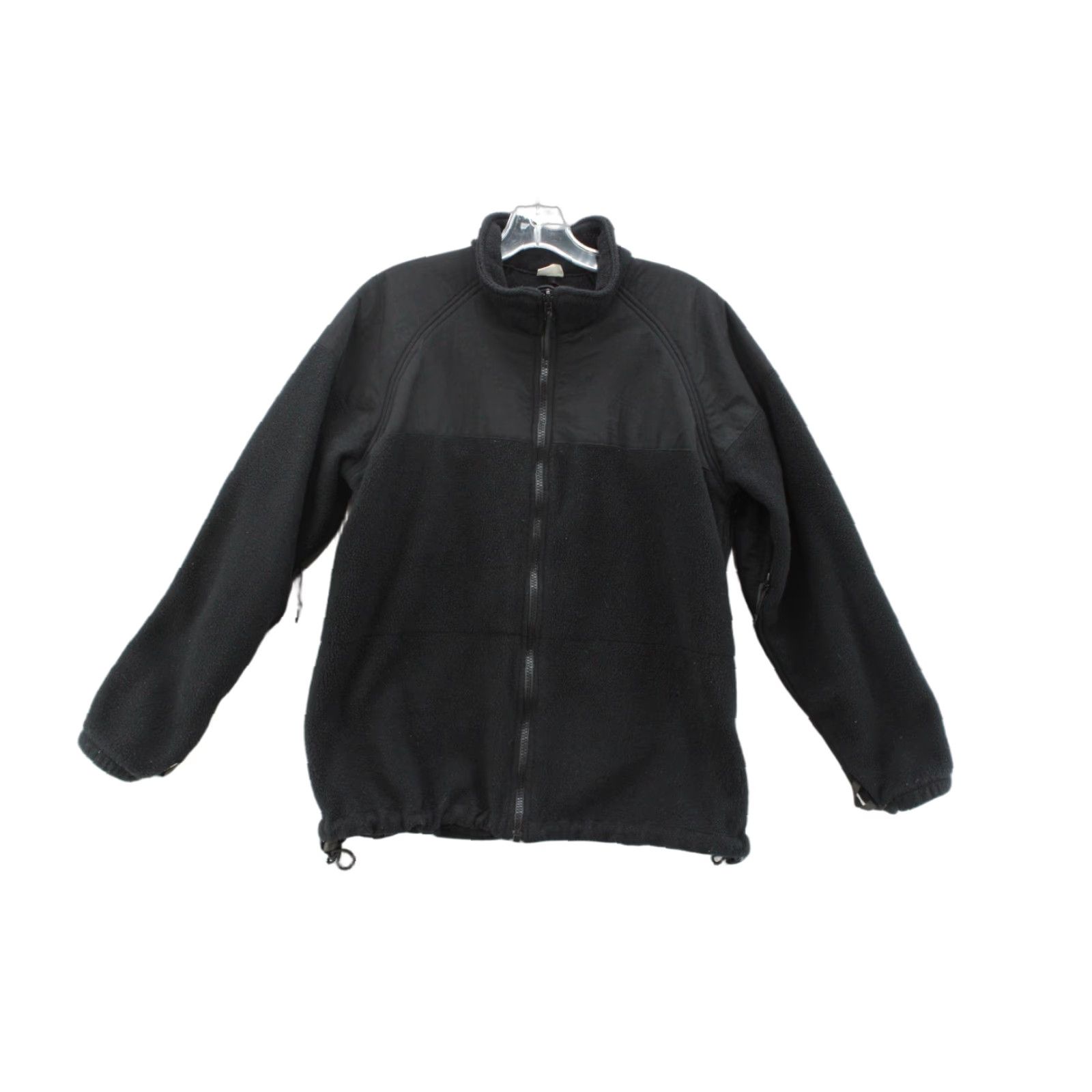 Vintage VINTAGE US Navy Parka Liner Polartec Short Black Fleece Full Zip Jacket Size S Mens Regular Jacket Size US 29 - 1 Thumbnail