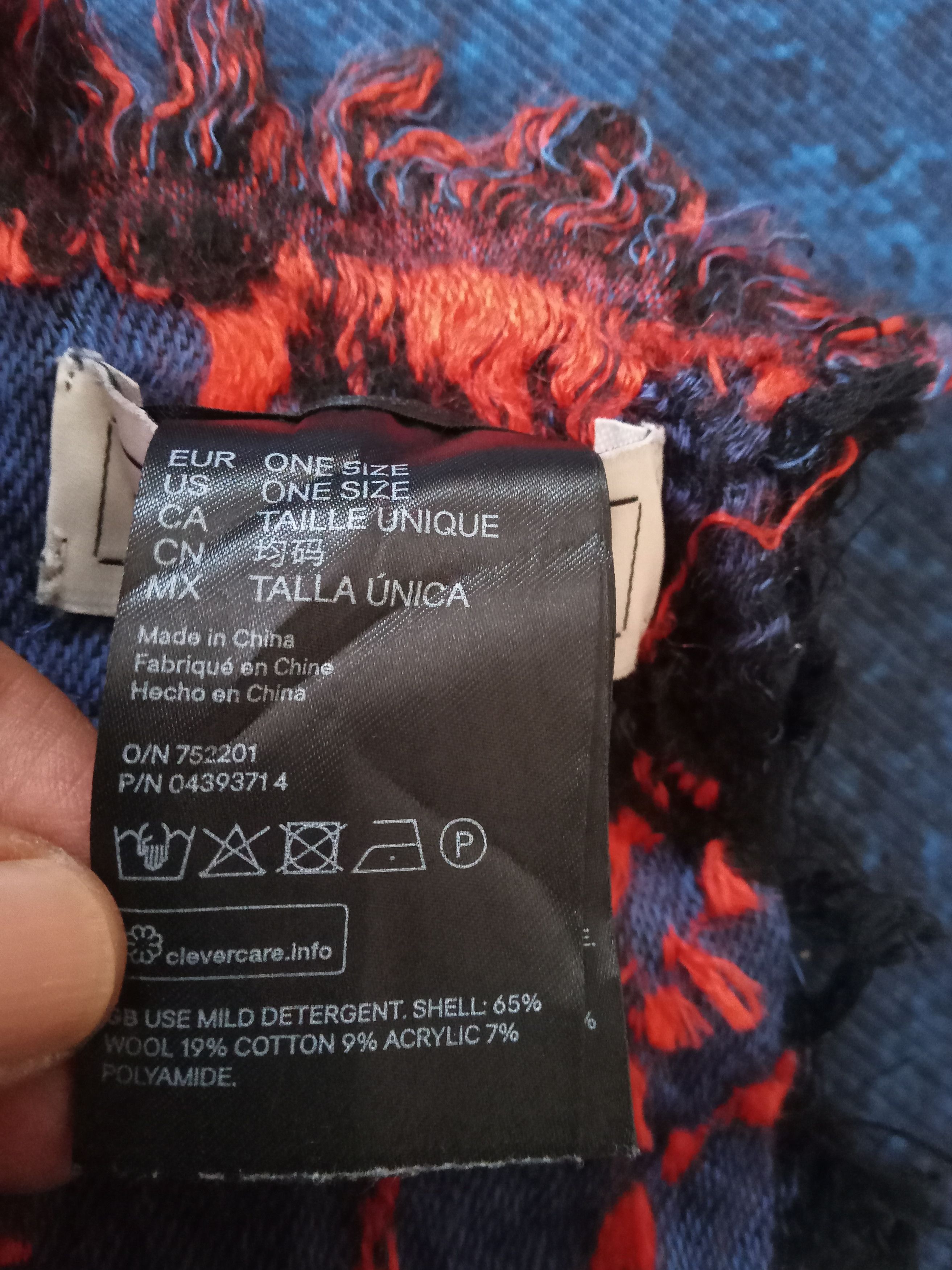 H&M × Kenzo H&M x Kenzo Scarf Size ONE SIZE - 5 Thumbnail