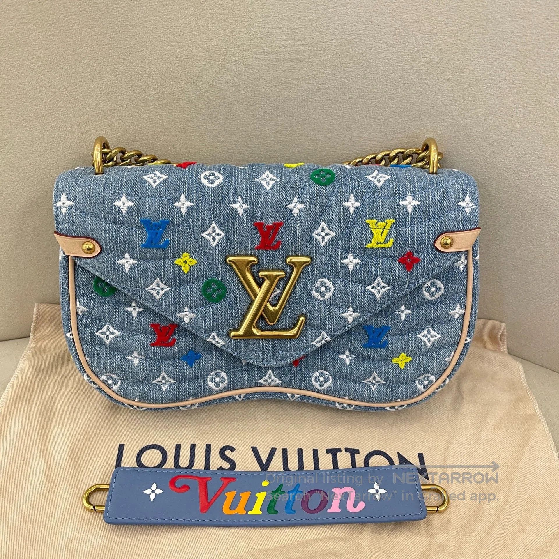 Louis Vuitton Louis Vuitton Wave Denim Crossbody Bag. Size ONE SIZE - 1 Thumbnail