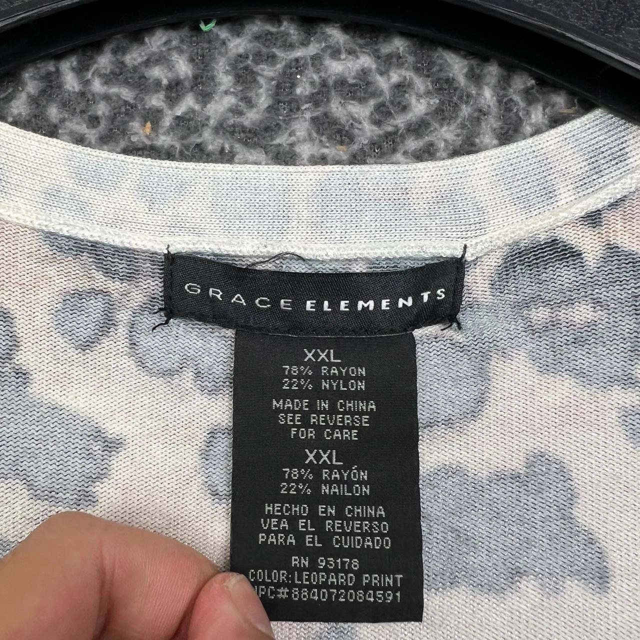 Other Grace Elements Sweater Cardigan Women XXL Leopard Button Up Size XXL / US 16-18 / IT 52-54 - 3 Thumbnail