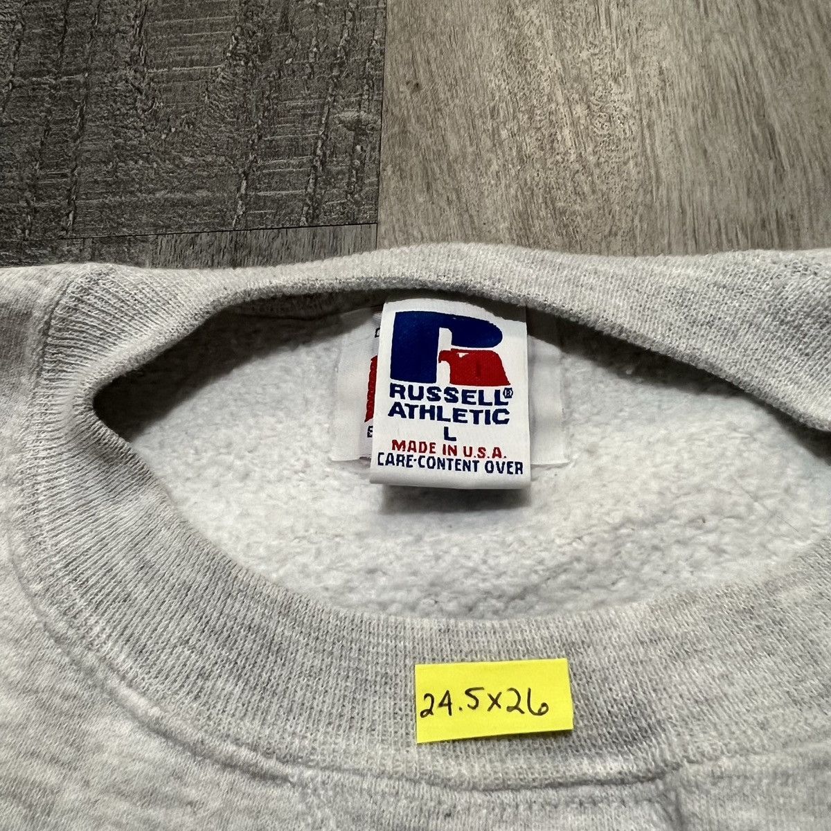 Russell Athletic × Vintage VTG Russell Athletic Chatfield Chargers 90s Grey Sweatshirt Size US L / EU 52-54 / 3 - 4 Thumbnail