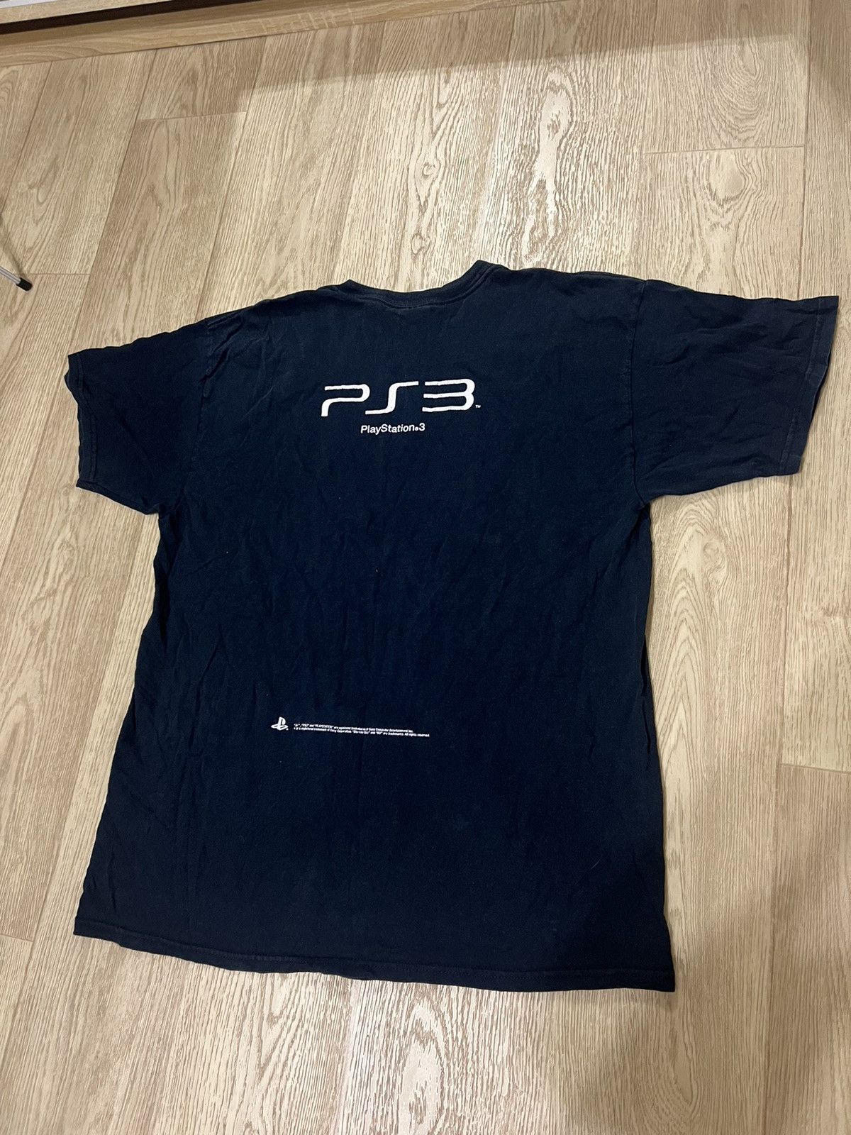 Sony Vintage 2006 Sony Playstation 3 PS3 Promo Tee Black the Game Size US L / EU 52-54 / 3 - 4 Thumbnail