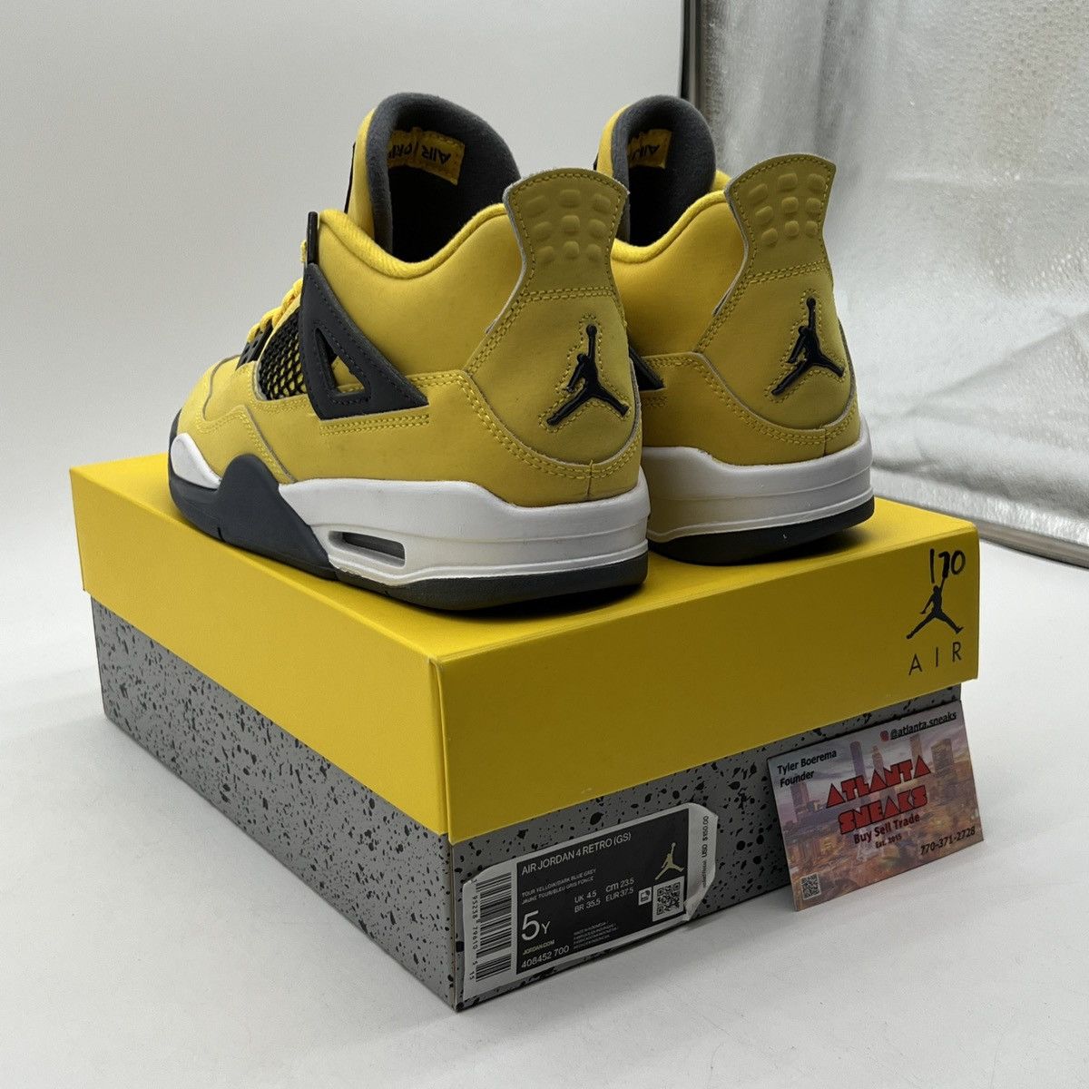 Jordan Brand Air Jordan 4 Lightning Size US 5 / EU 37 - 4 Thumbnail