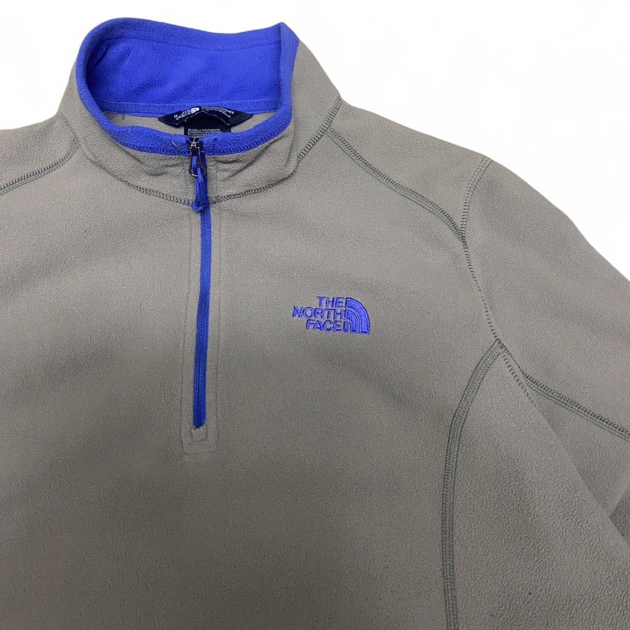 The North Face Y2K the North face light grey/ purple fleece quarter zip up Size M / US 6-8 / IT 42-44 - 1 Thumbnail