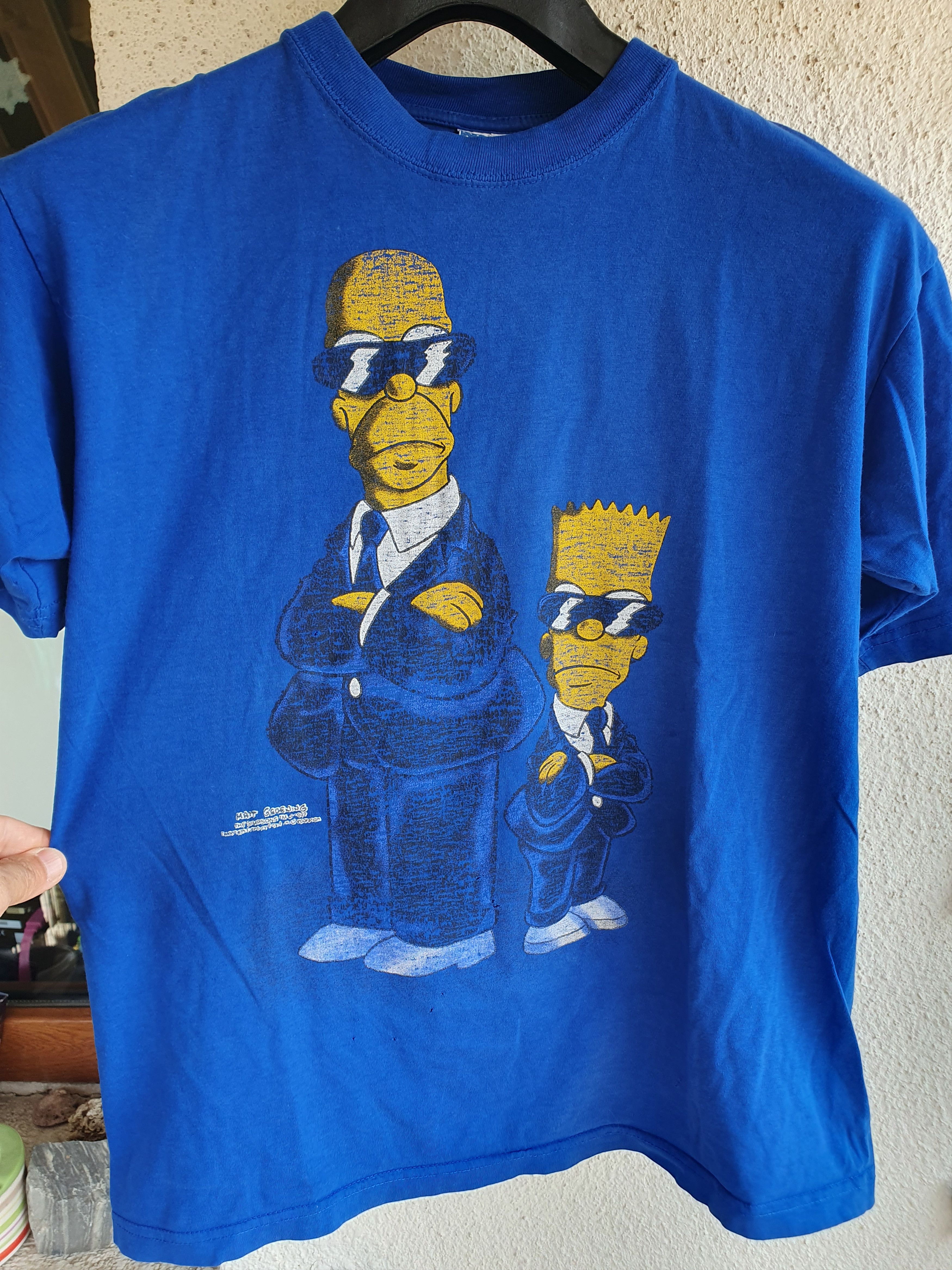 The Simpsons × Vintage The Simpsons Homer Bart Blues Brothers Vintage 1997 t-shirt Size US M / EU 48-50 / 2 - 3 Thumbnail