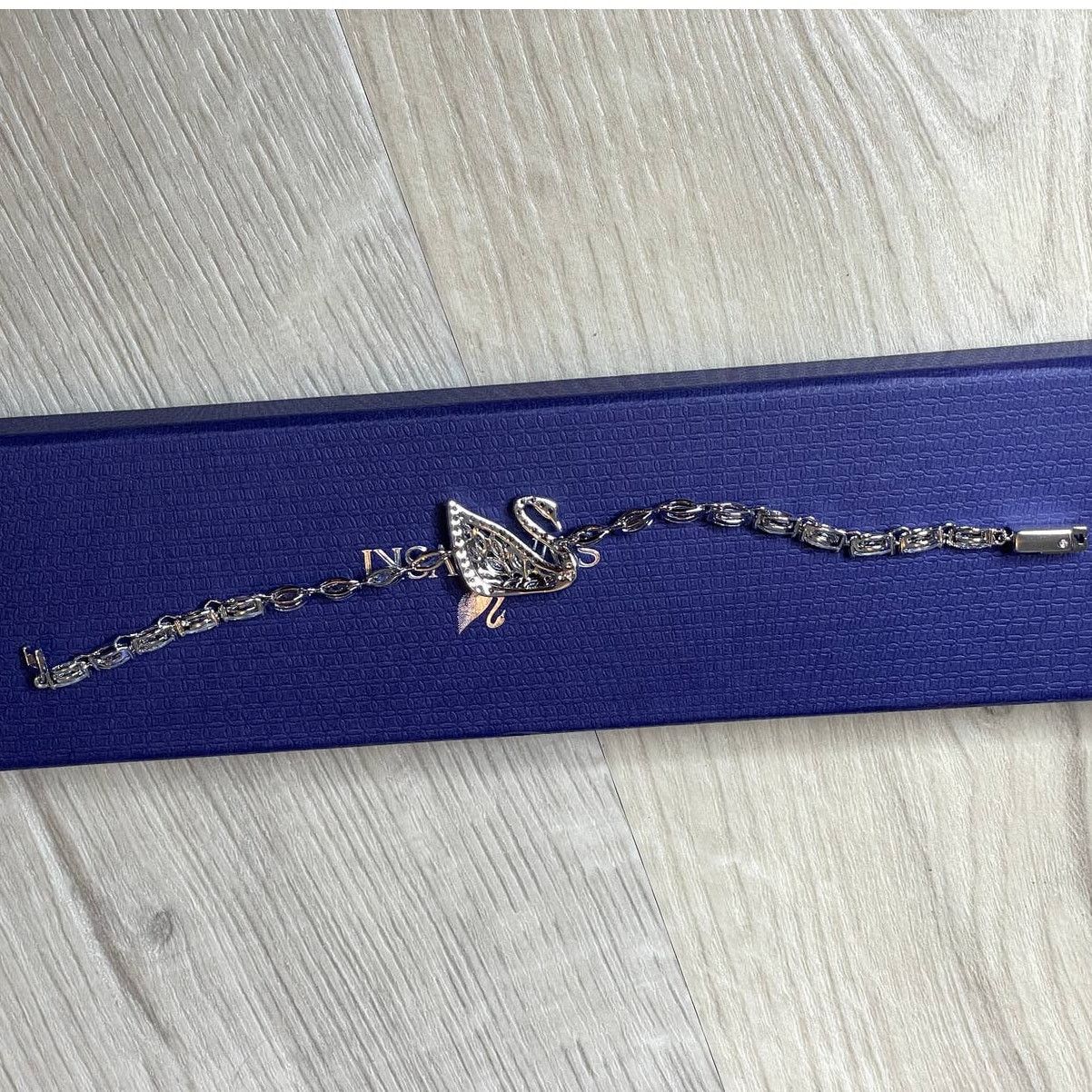 Swarovski Swarovski Swan White Rhodium Bath Bracelet Medium Size ONE SIZE - 6 Thumbnail