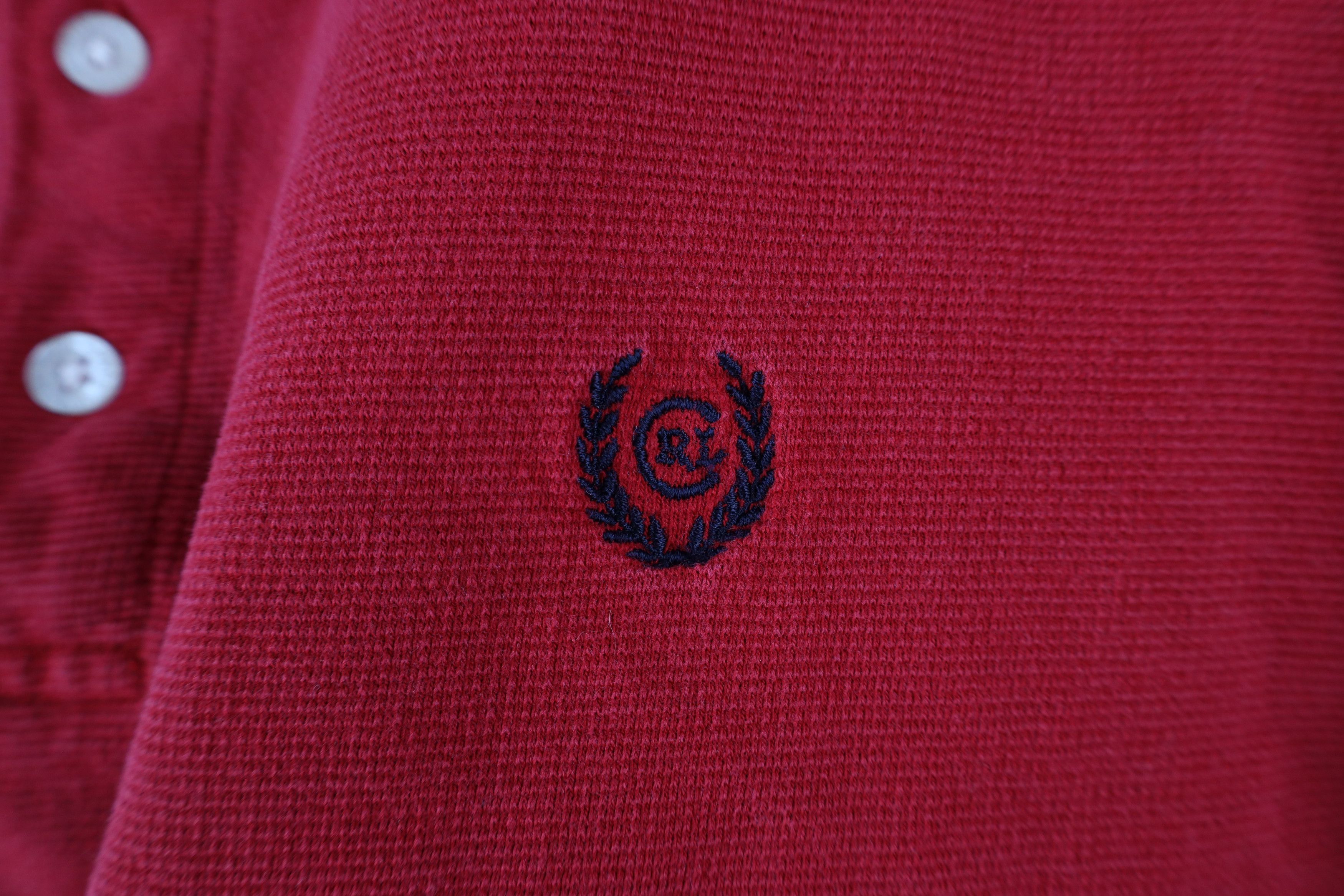 Ralph Lauren × Vintage Vintage 90s Chaps Ralph Lauren Waffle Knit Henley T-Shirt Size US XL / EU 56 / 4 - 4 Thumbnail