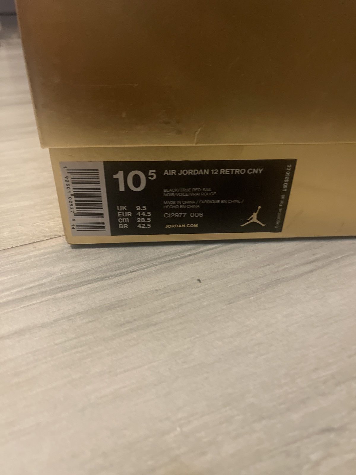 Jordan Brand Air Jordan 12 Retro GS 'Chinese New Year' 2019 Size US 10.5 / EU 43-44 - 7 Thumbnail