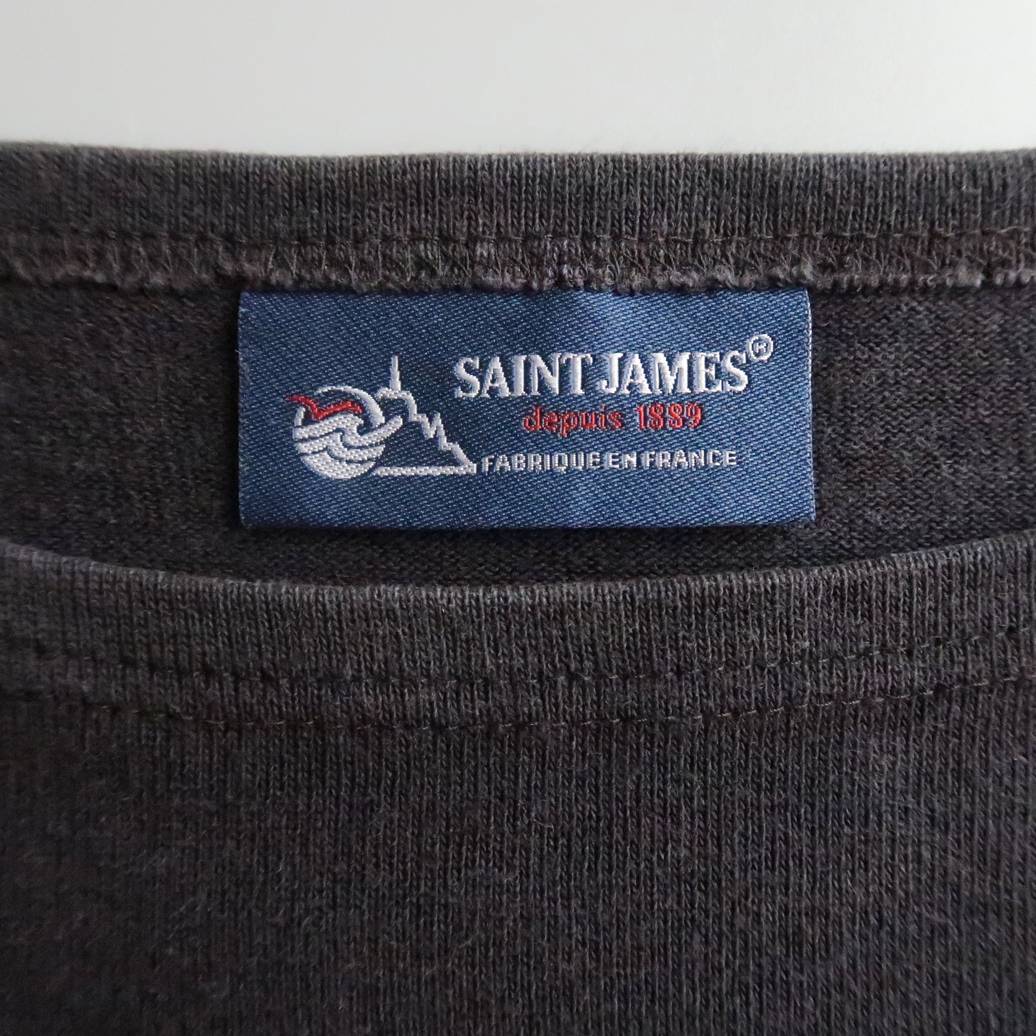 Saint James SAINT JAMES heavyweight cotton solid breton shirt, 3.5 Size US S / EU 44-46 / 1 - 9 Thumbnail