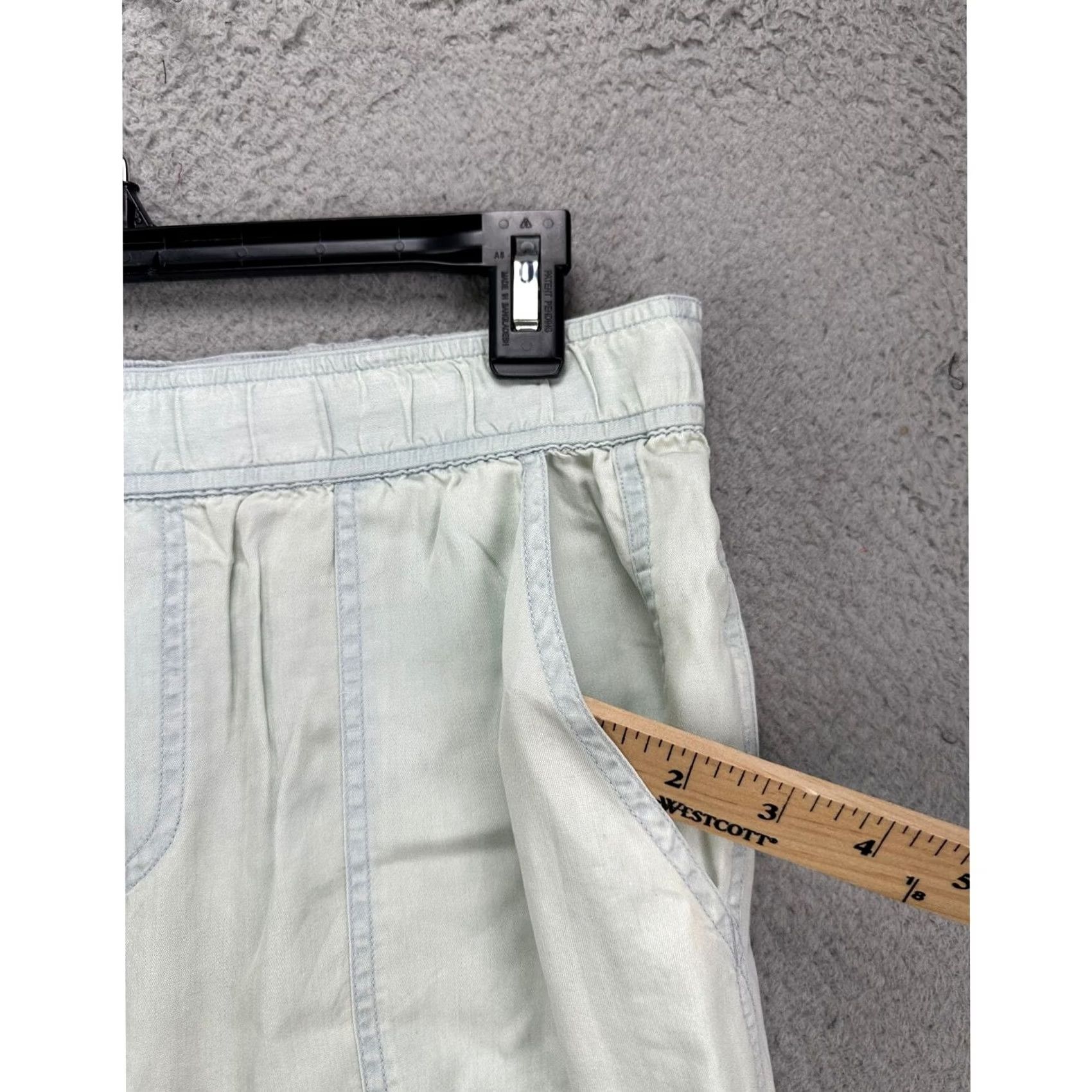 Prana VINTAGE Prana Pants Womens Medium Wash Blue Jogger Lightweight Elastic Waist NEW D7 Size 32" / US 10 / IT 46 - 6 Thumbnail