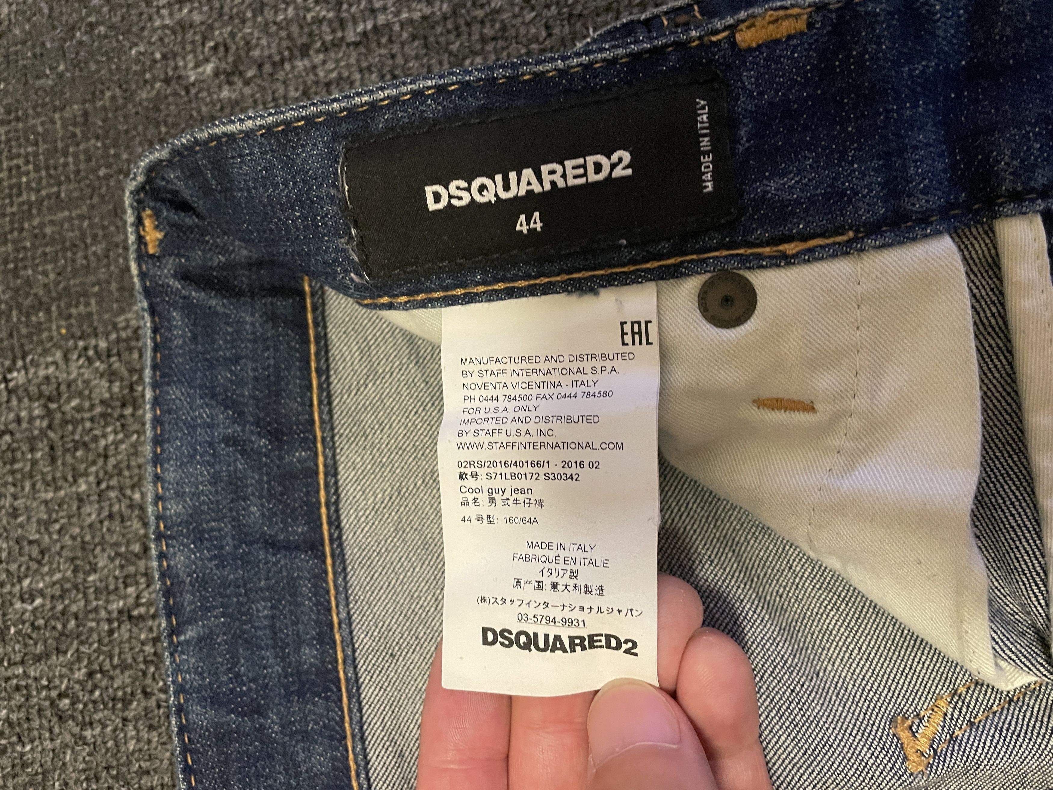 Dsquared2 Dsquared2 men's jeans size 44/M Size US 28 / EU 44 - 7 Thumbnail
