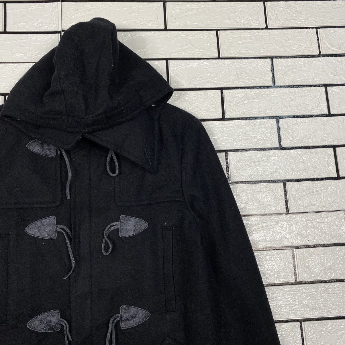 PPFM 📌Biker Wool Duffle Jacket PPFM Bondage Issey Miyake Size US L / EU 52-54 / 3 - 7 Thumbnail