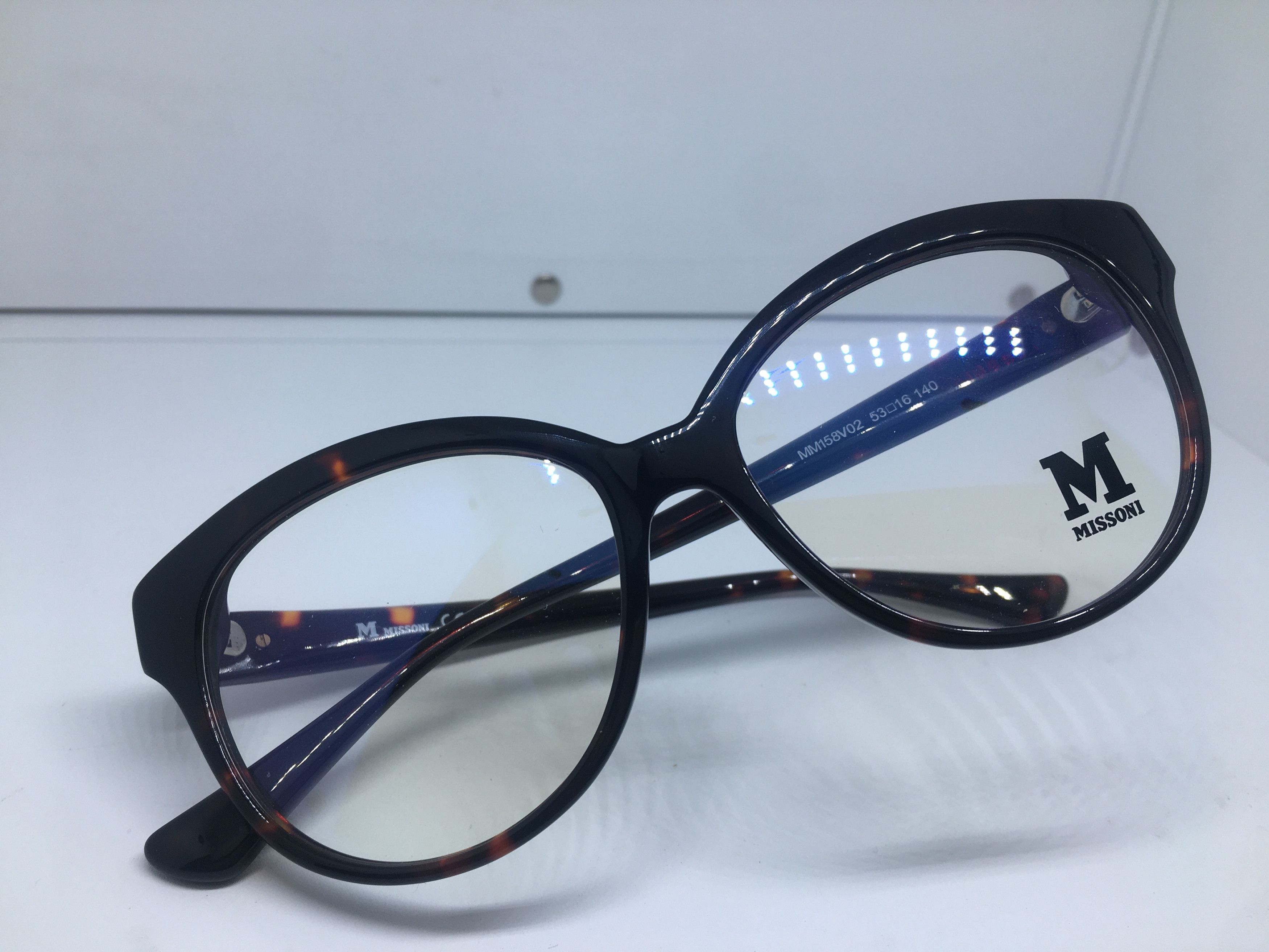 Missoni MISSONI MM158V02 Cat Eye Eyeglasses Frame Size ONE SIZE - 7 Thumbnail