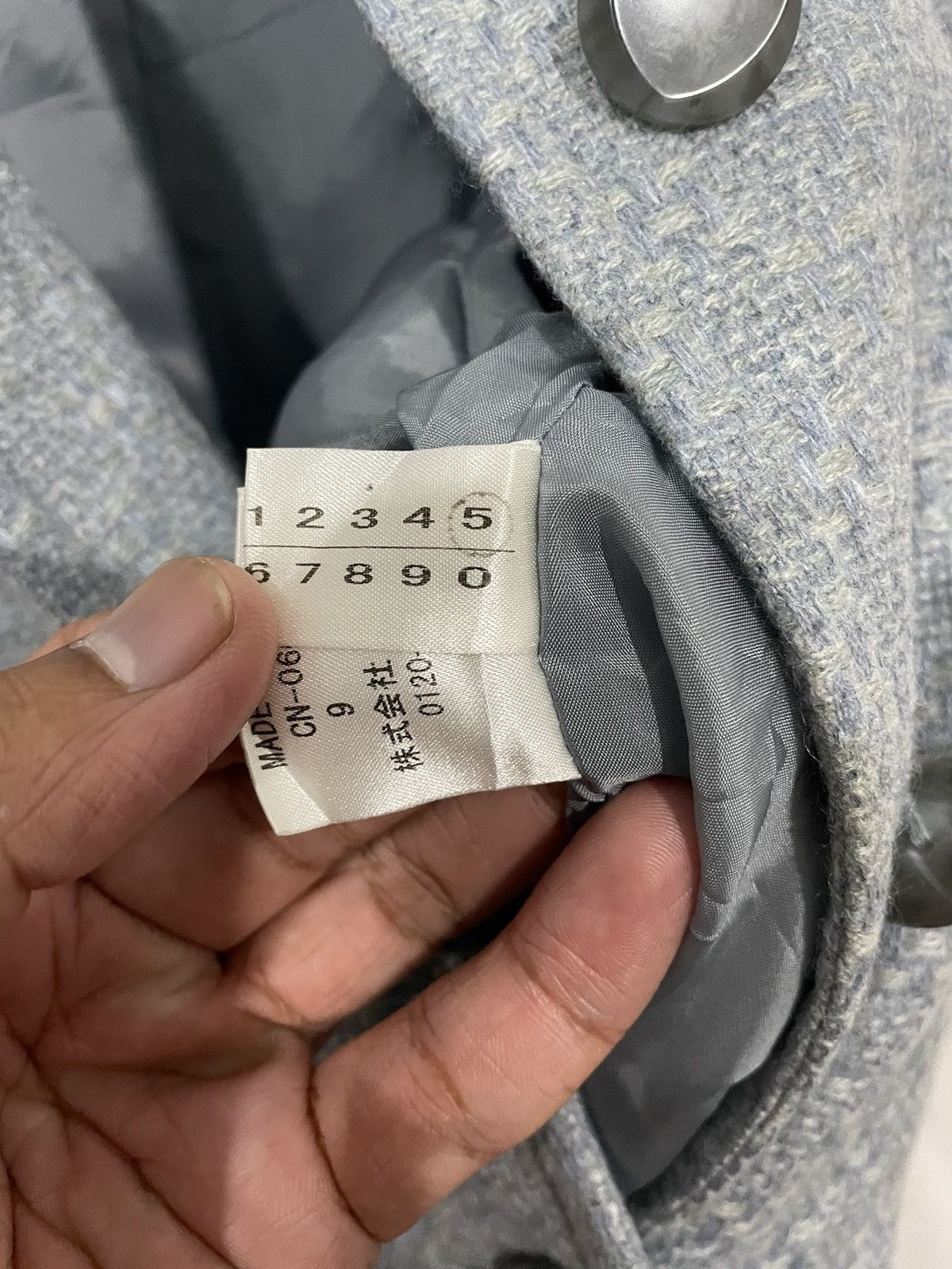 Loro Piana VINTAGE LORO PIANA X LEILIAN JAPAN BLUE WOLL COAT Size M / US 6-8 / IT 42-44 - 5 Thumbnail