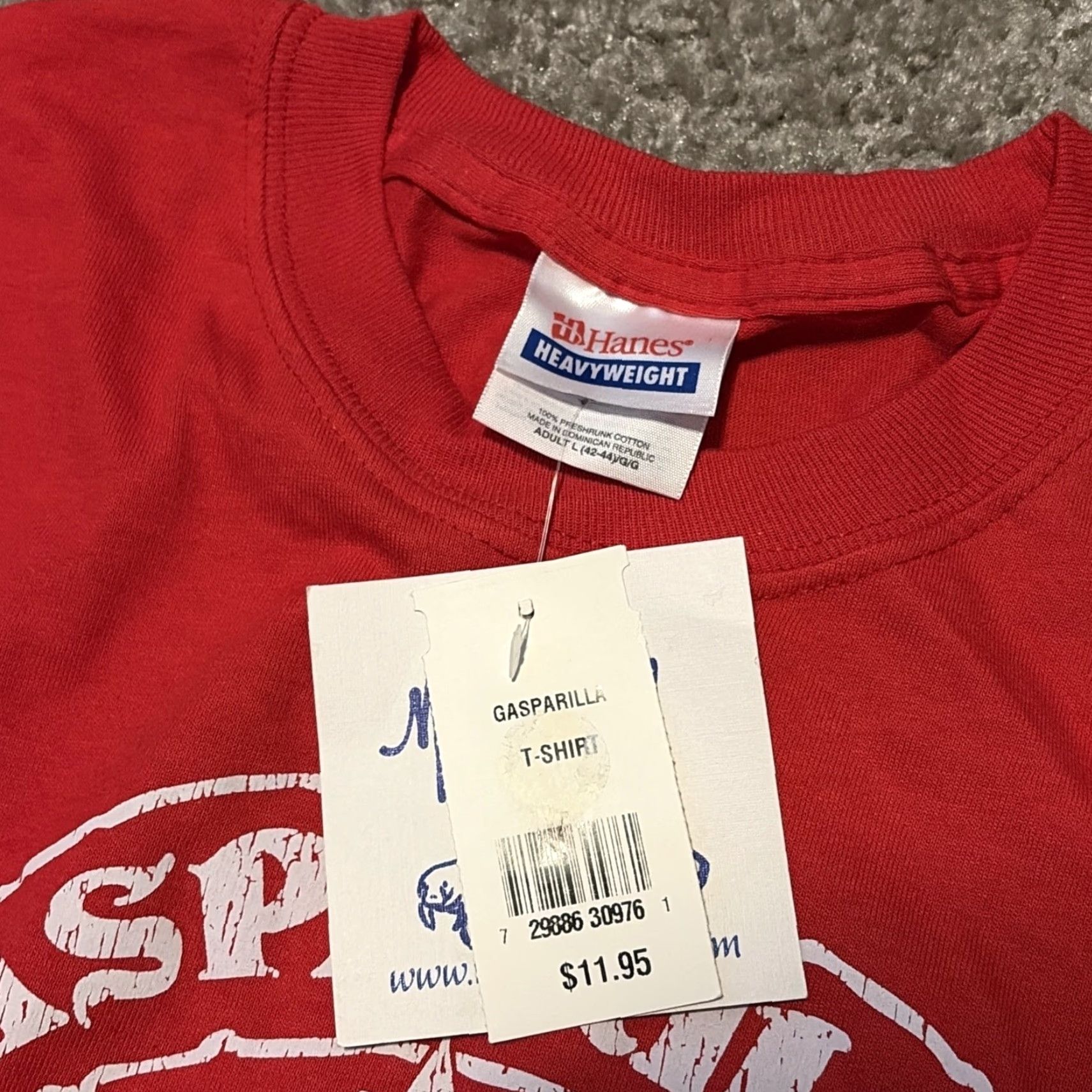 Hanes VINTAGE Gasparilla Pirate Festival Tampa Florida Hanes T-Shirt L Red Mens Vintage Y2K Gasparilla Pirate Festival Tampa Florida New With Tags Size US L / EU 52-54 / 3 - 6 Thumbnail