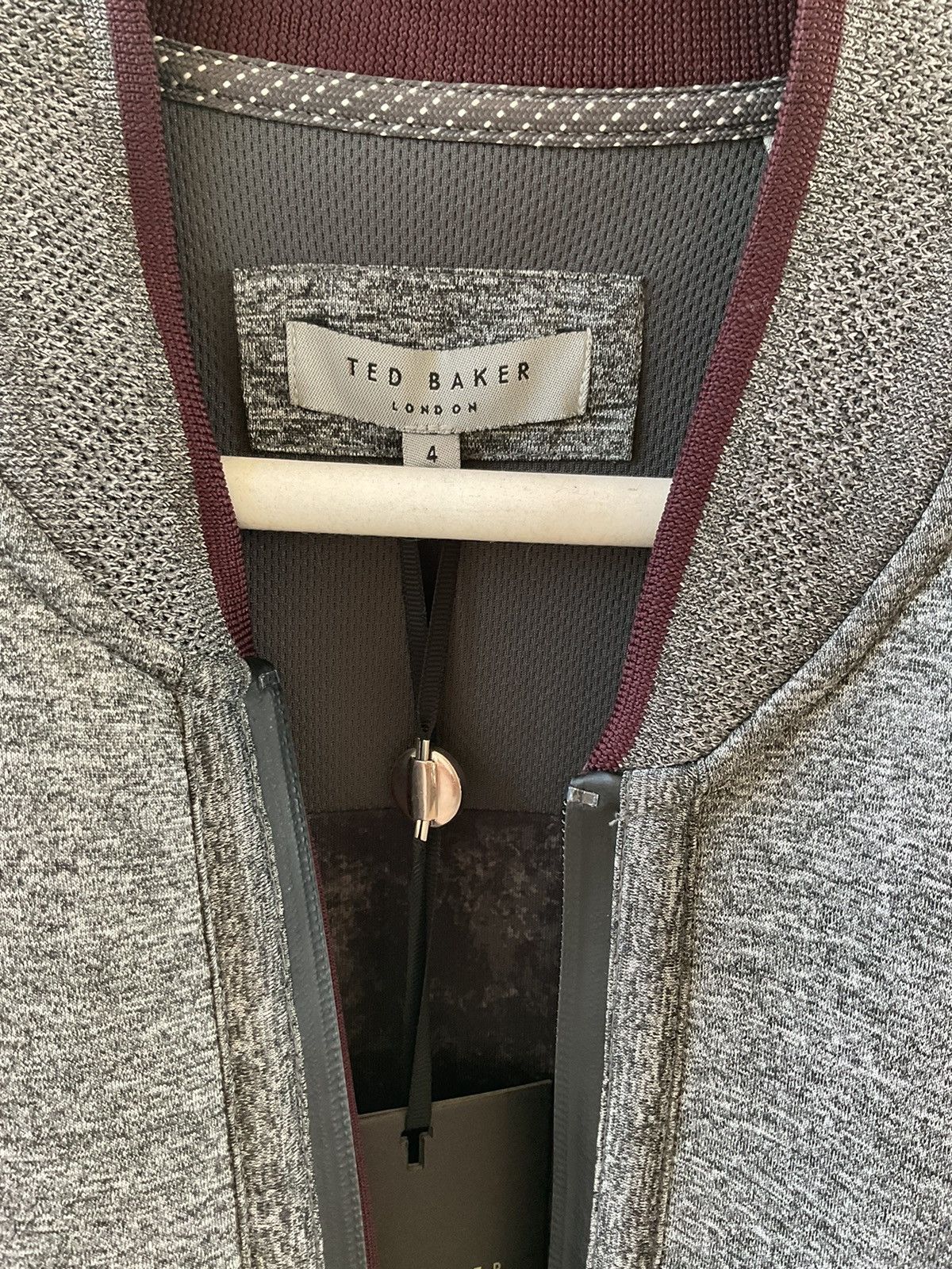 Ted Baker Ted Baker London Mens Full Zip Through Baseball Neck Jacket Size US M / EU 48-50 / 2 - 5 Thumbnail
