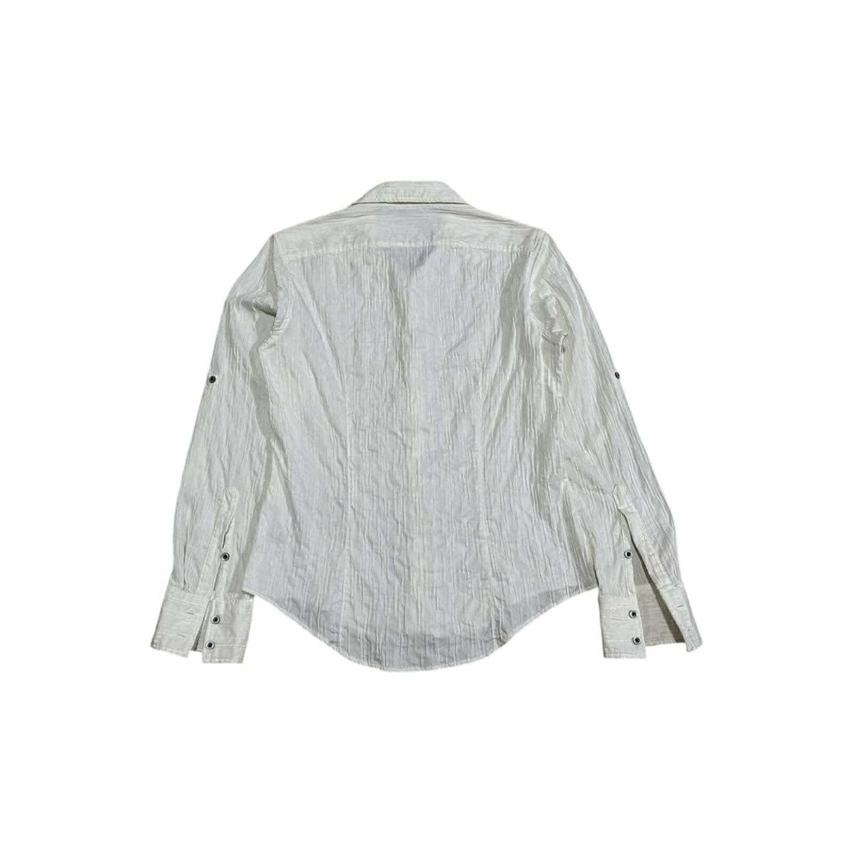 Japanese Brand × Morgan Homme × Tornado Mart 🔥Sick Y2K Morgan Homme Pleated Shirt Goth Punk Size US M / EU 48-50 / 2 - 9 Thumbnail