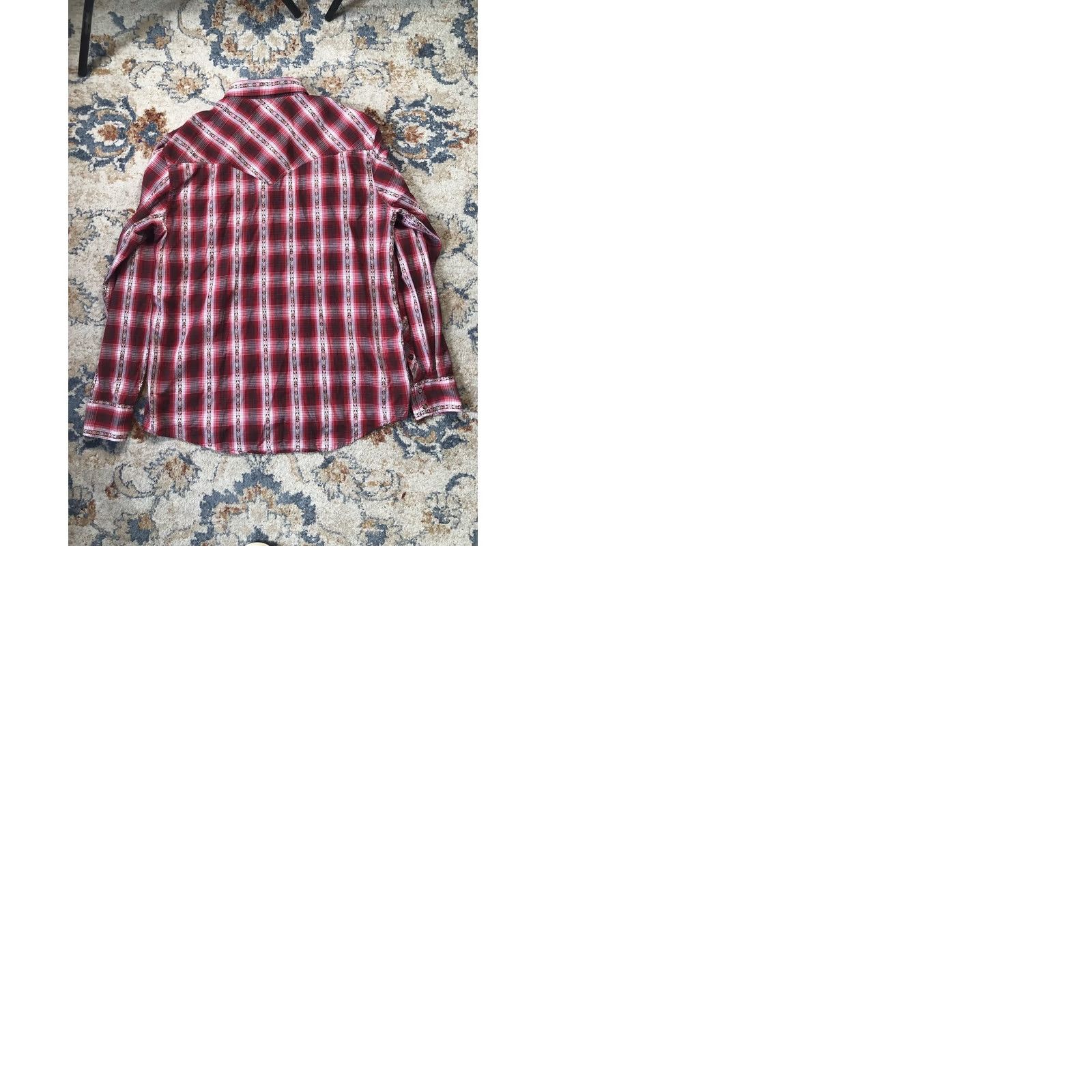 Brooks VINTAGE Garth Brooks Sevens Cinch Shirt Mens XL Plaid Western Pearl Snap Red Size US XL / EU 56 / 4 - 9 Thumbnail