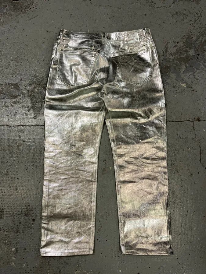 AW2018 Maison Margiela Silver Astro White Jeans