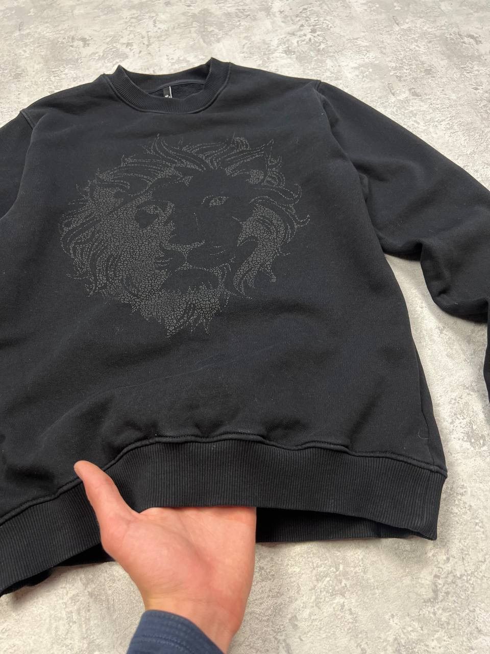 Versus Versace Versace Versus Lion Head Black Sweatshirt Big Logo Size US S / EU 44-46 / 1 - 12 Thumbnail