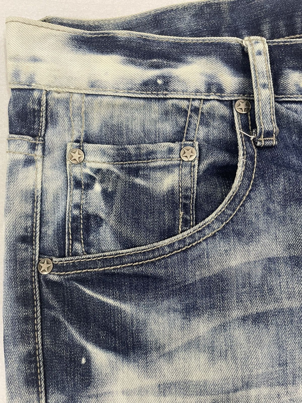 semanticdesign Semantic Design Japan Acid Wash Flare Jeans Size US 35 - 8 Thumbnail