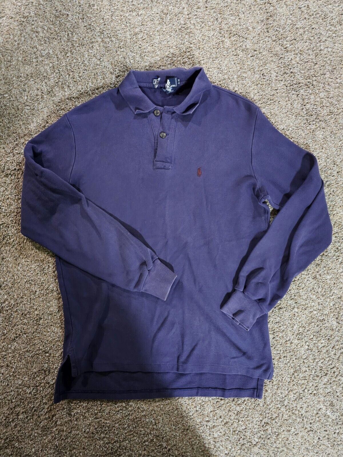 Polo Ralph Lauren polo ralph lauren Long Sleeve Polo Shirt Medium Size US M / EU 48-50 / 2 - 1 Thumbnail