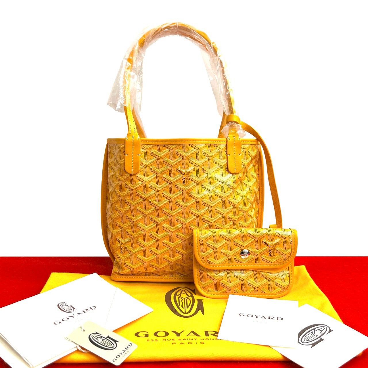 Goyard Goyard Goyard Anjou Leather Tote Bag Leather Tote Bag DUTY FREE for USA Size ONE SIZE - 1 Thumbnail
