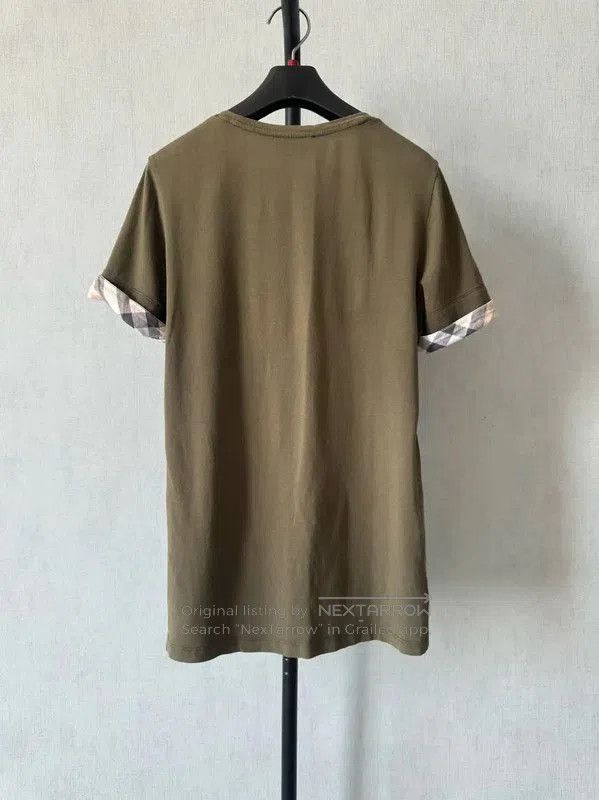 Burberry Burberry Summer Green Cotton Logo T-Shirt. Size M / US 6-8 / IT 42-44 - 3 Thumbnail