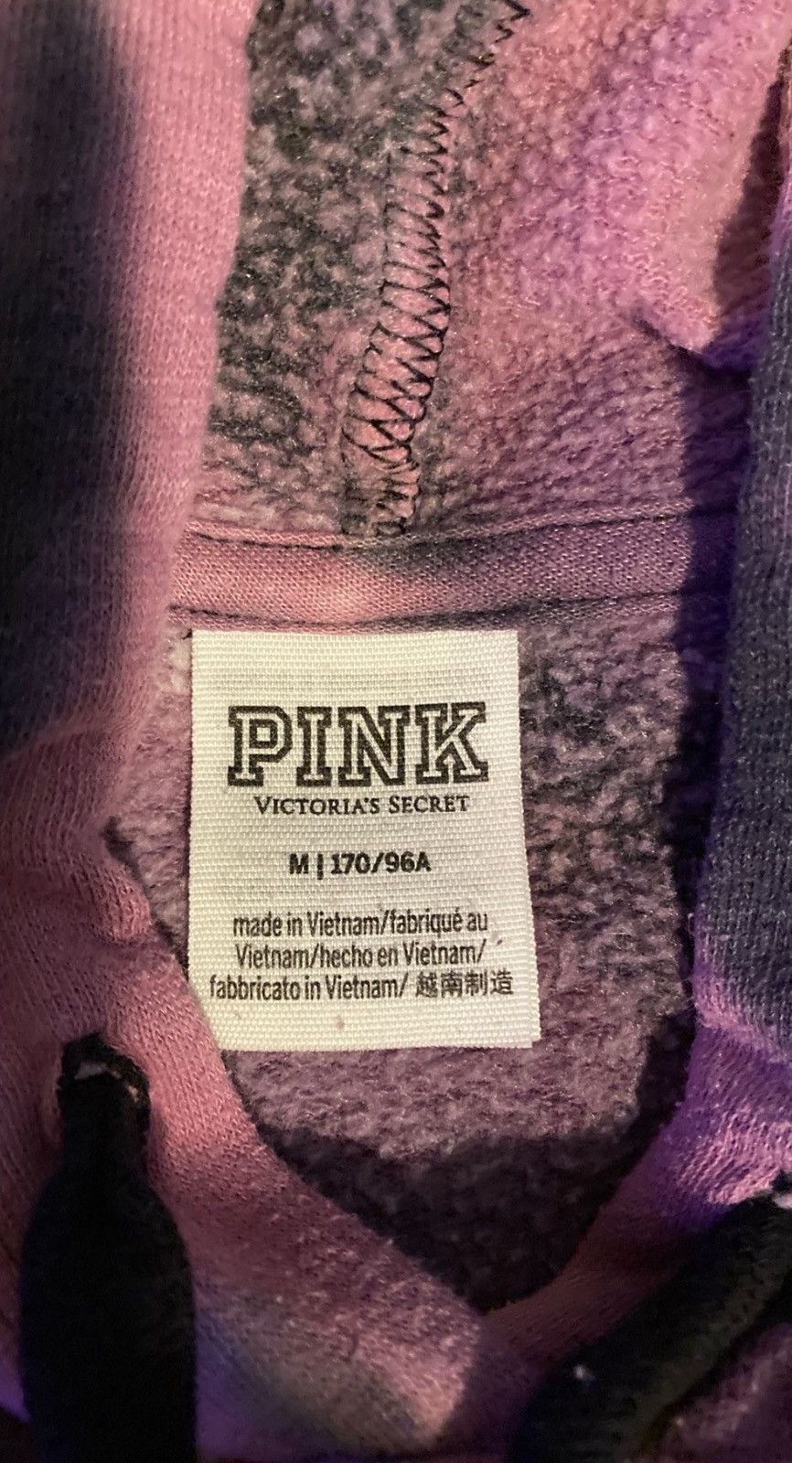 Pink “Pink” hoodie Size M / US 6-8 / IT 42-44 - 2 Thumbnail