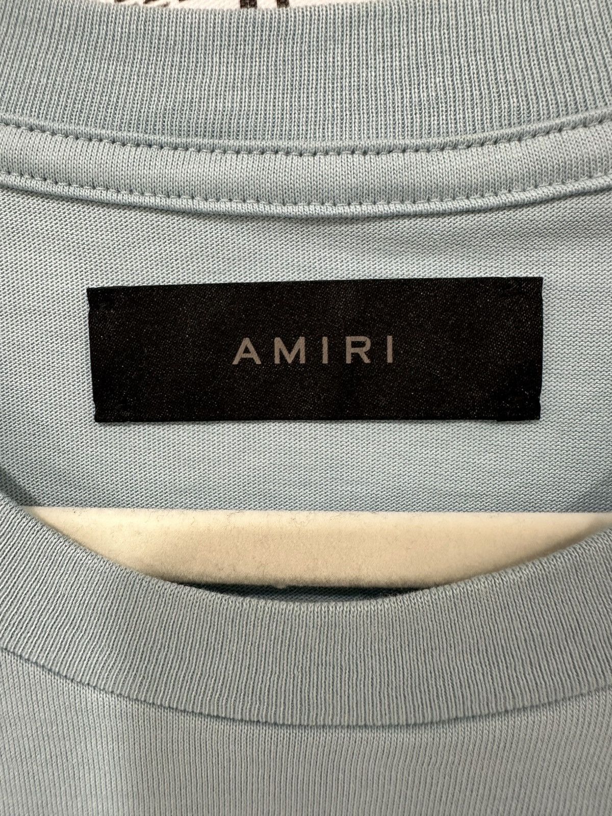 Amiri Amiri 3 Star Appliqué Tee Large Blue Size US L / EU 52-54 / 3 - 6 Thumbnail