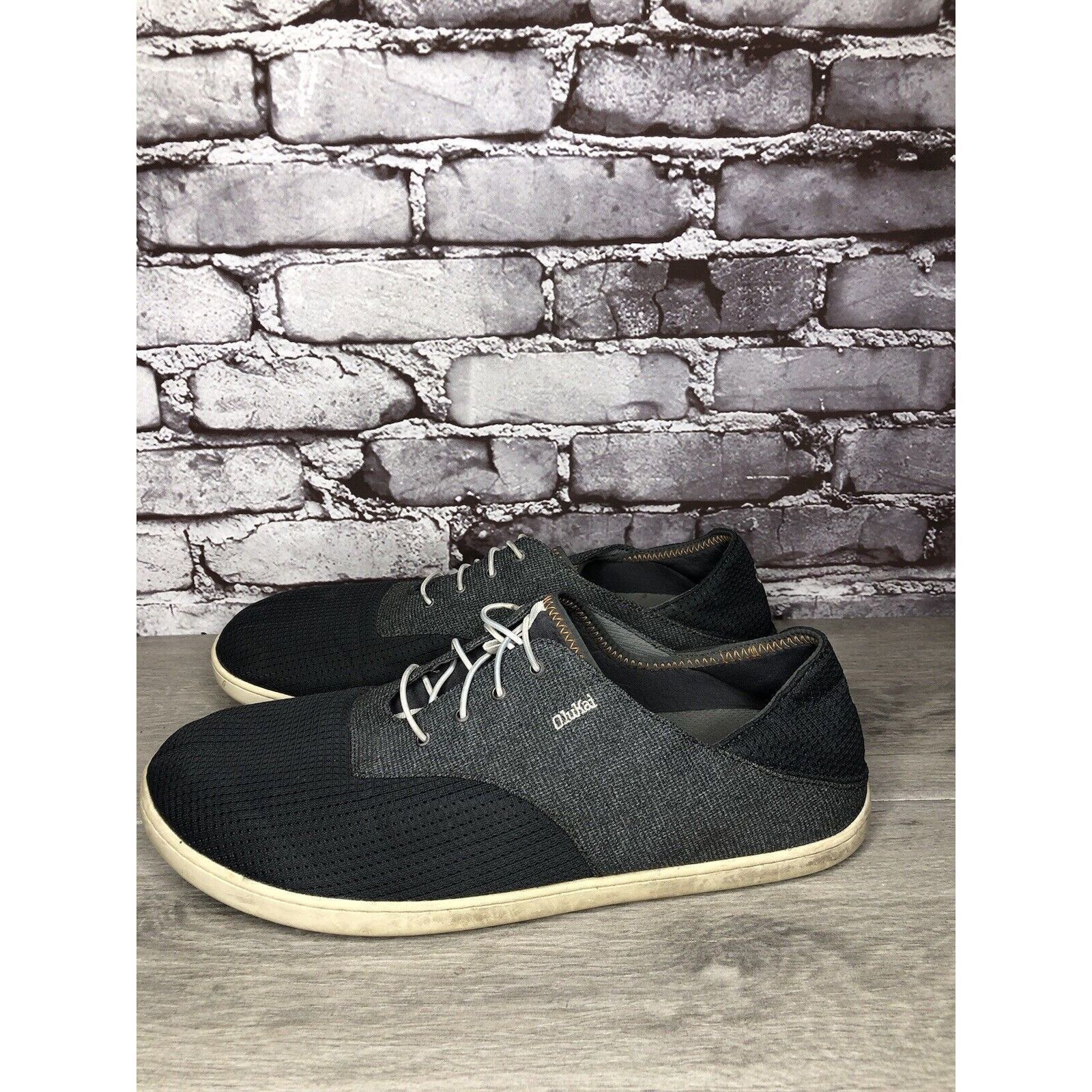 Olukai Olukai Nohea Moku Blue Gray Mesh Casual Slip On Sneakers Sho Size US 13 / EU 46 - 17 Thumbnail