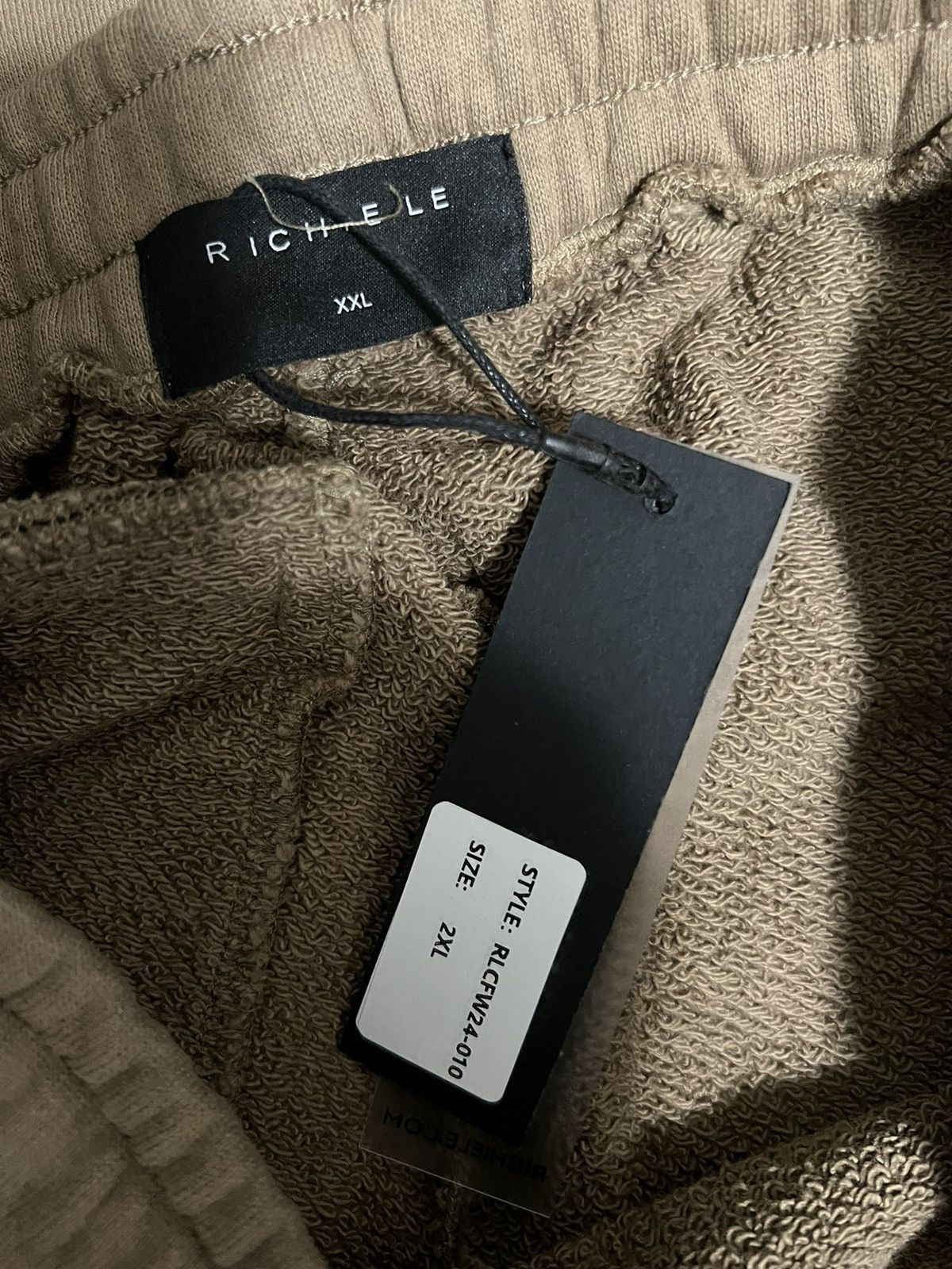 Richie Le Collection Richie Lee Draped Sweatpants - Sand Size US 36 / EU 52 - 8 Thumbnail