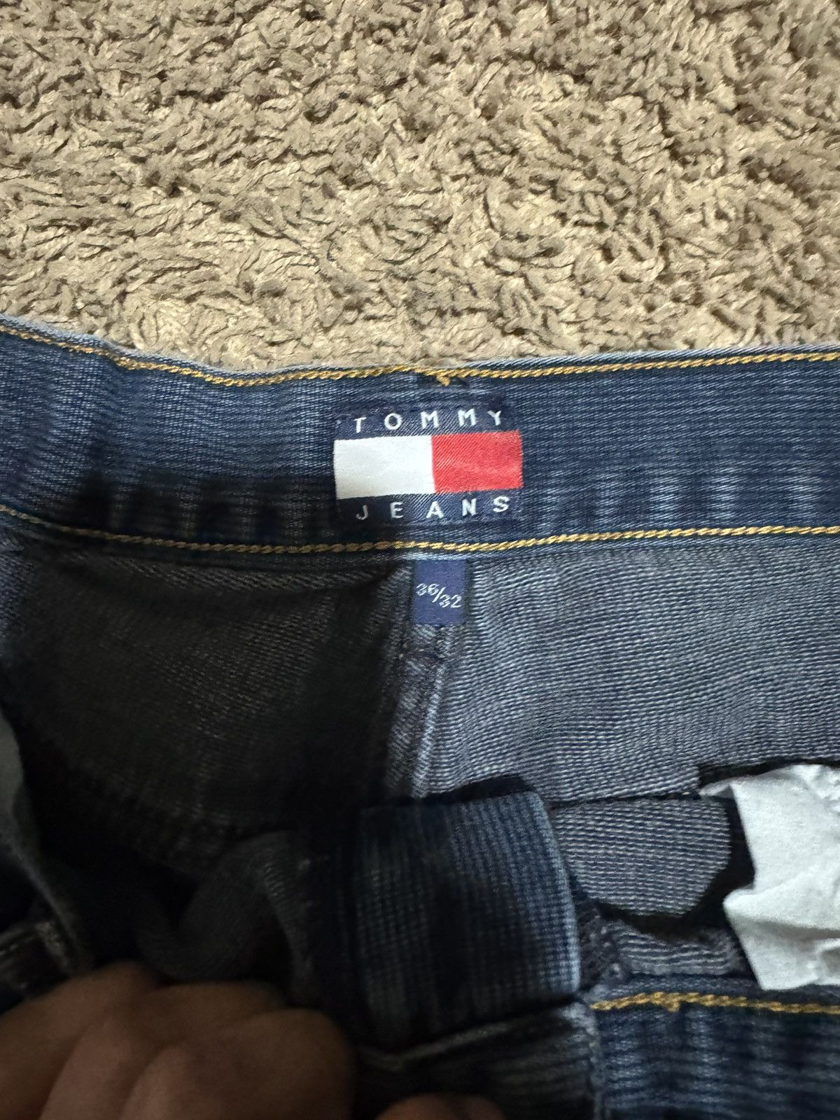 Tommy Hilfiger × Vintage vintage baggy tommy hilfiger pants Size US 36 / EU 52 - 3 Thumbnail