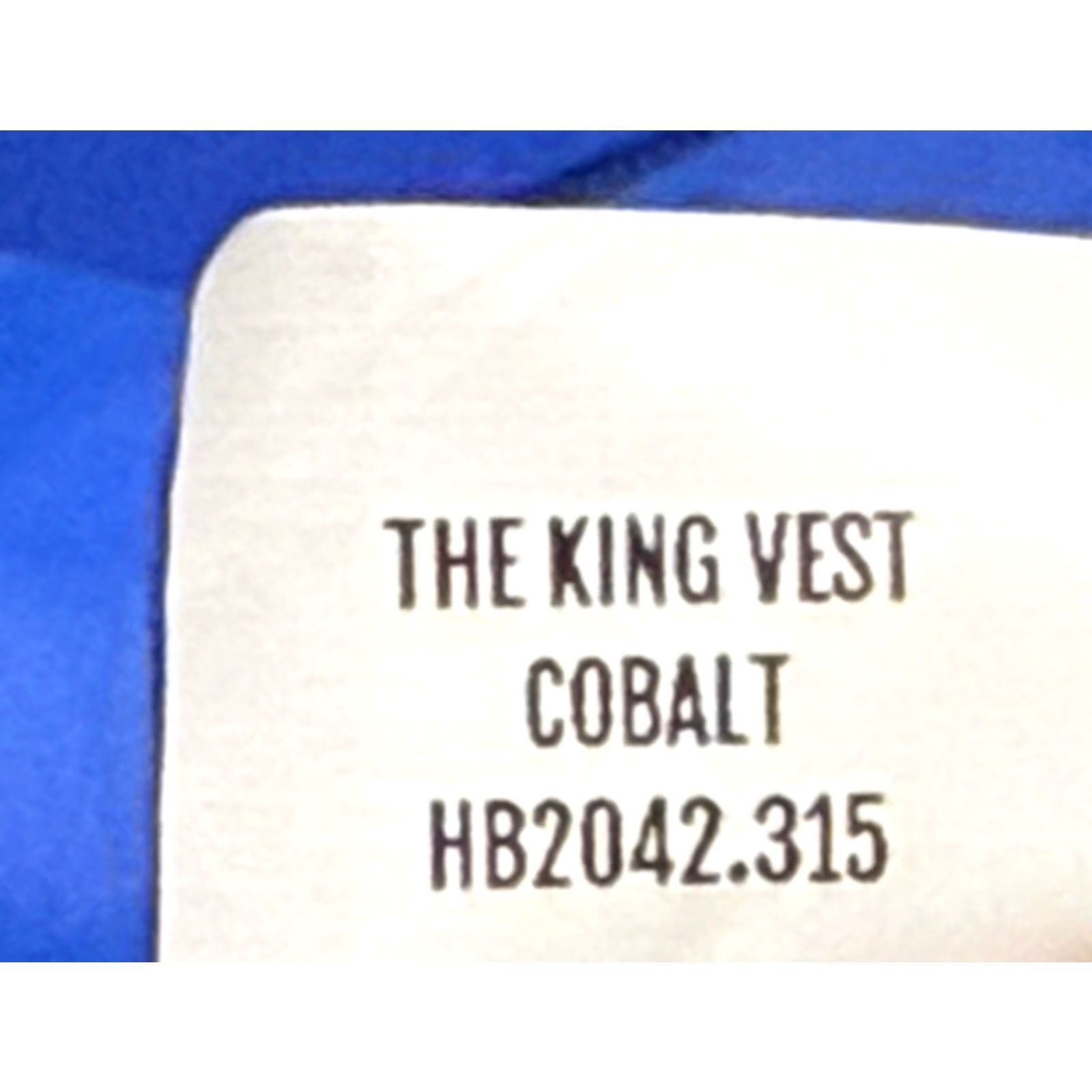 Vintage Holderness & Bourne Golf The King Vest Mens Medium Blue Nylon Softshell Zip Full Zip Insulated Lightweight Stretch Size US M / EU 48-50 / 2 - 6 Thumbnail