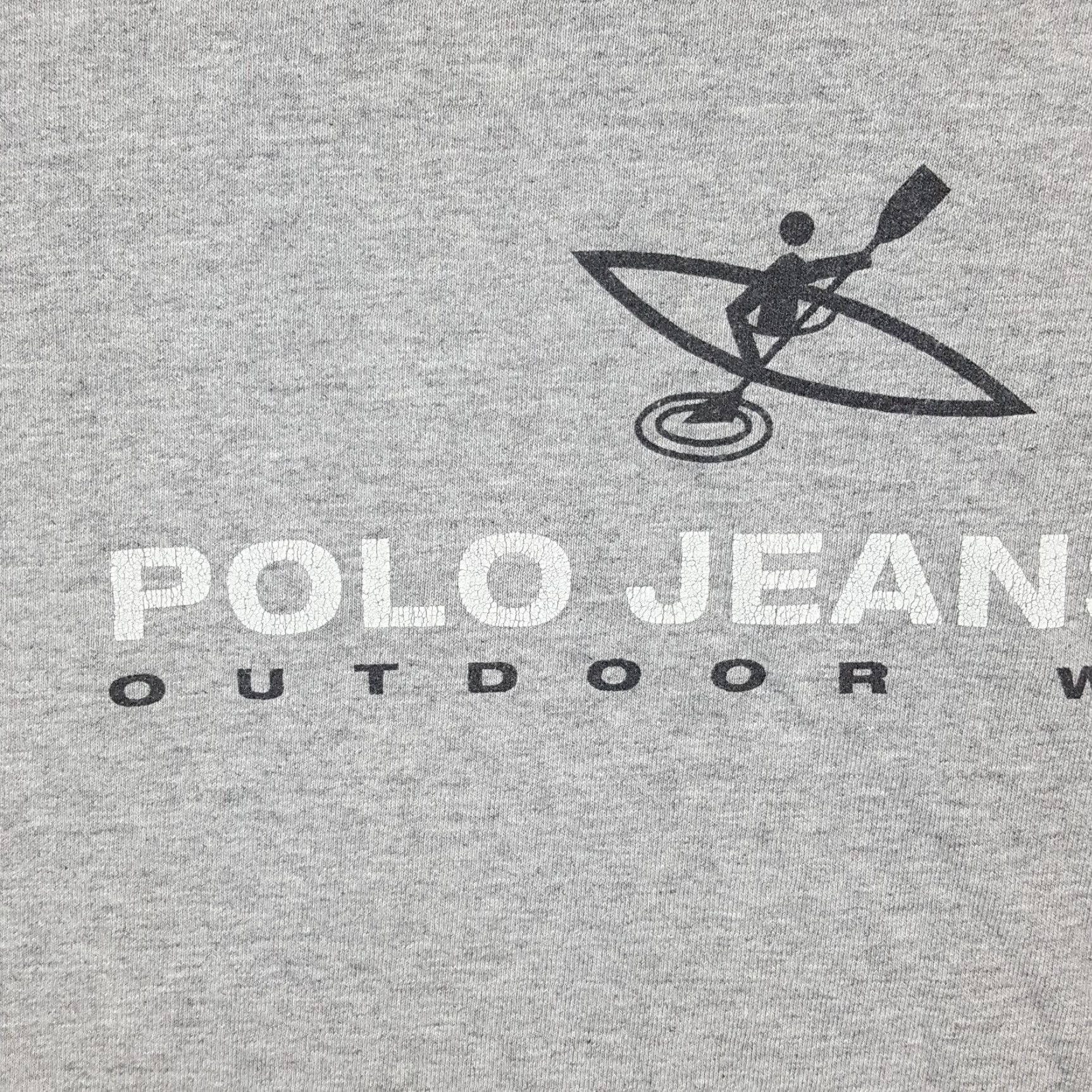 Ralph Lauren VINTAGE Ralph Lauren Polo Jeans Co T-Shirt Men XL Gray 90s Retro Outdoor Camping Boating Size US XL / EU 56 / 4 - 3 Thumbnail