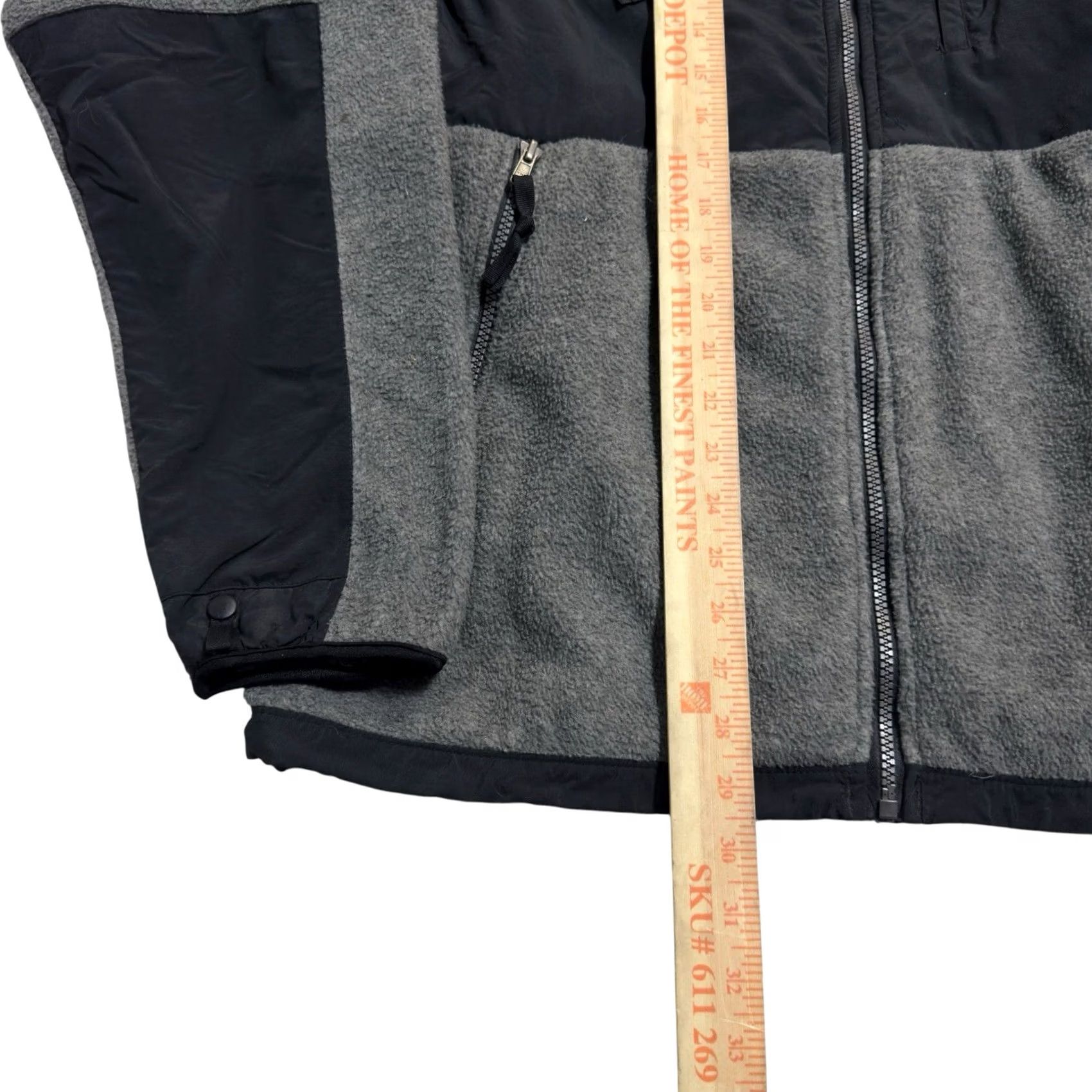 The North Face VINTAGE The North Face Jacket Mens XL Gray Full Zip Fleece Denali 90s USA Size US XL / EU 56 / 4 - 4 Thumbnail