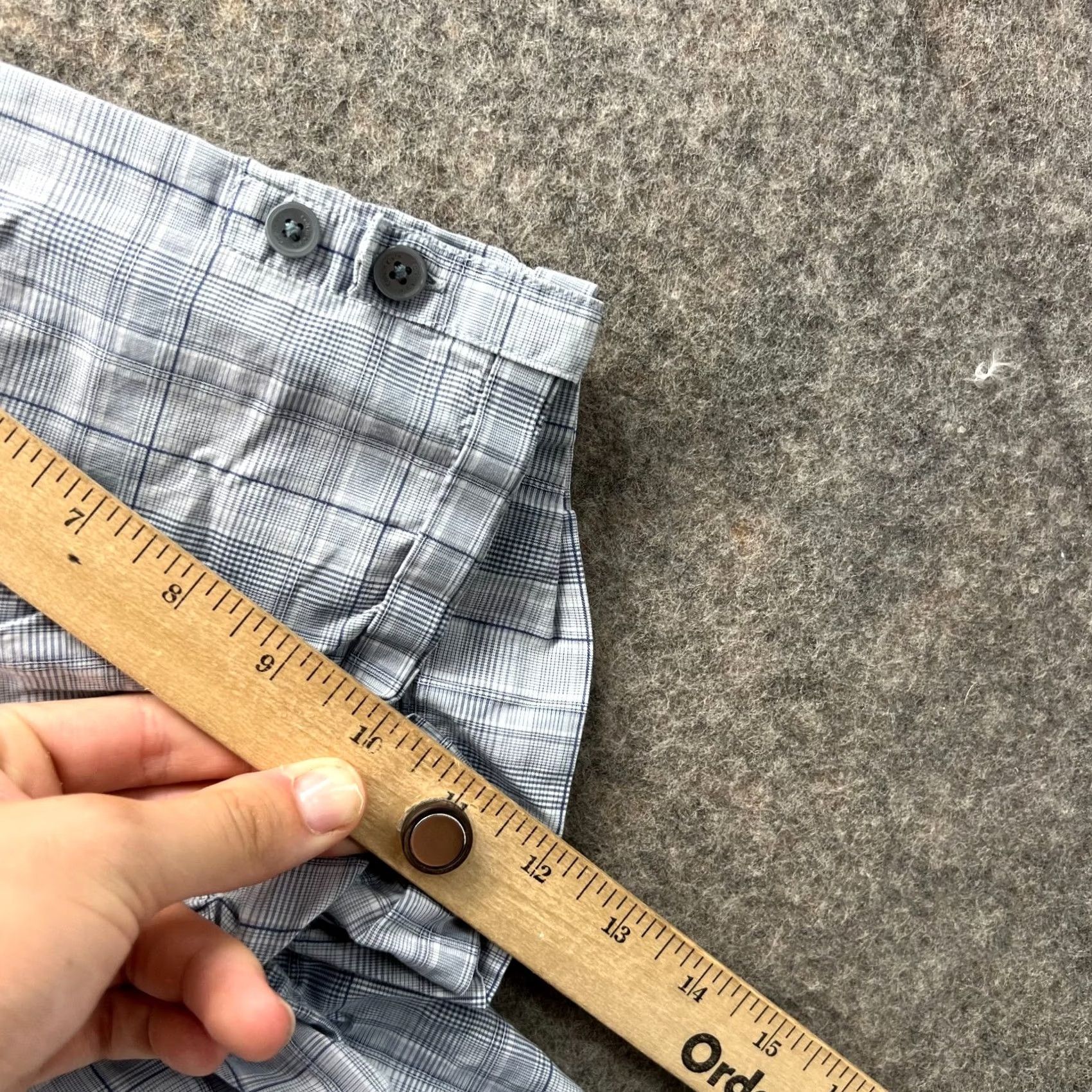 Calvin Klein VINTAGE? No. Calvin Klein Shirt Mens 2XL Gray Button Down Short Sleeve Cotton Check Plaid Size US XXL / EU 58 / 5 - 4 Thumbnail
