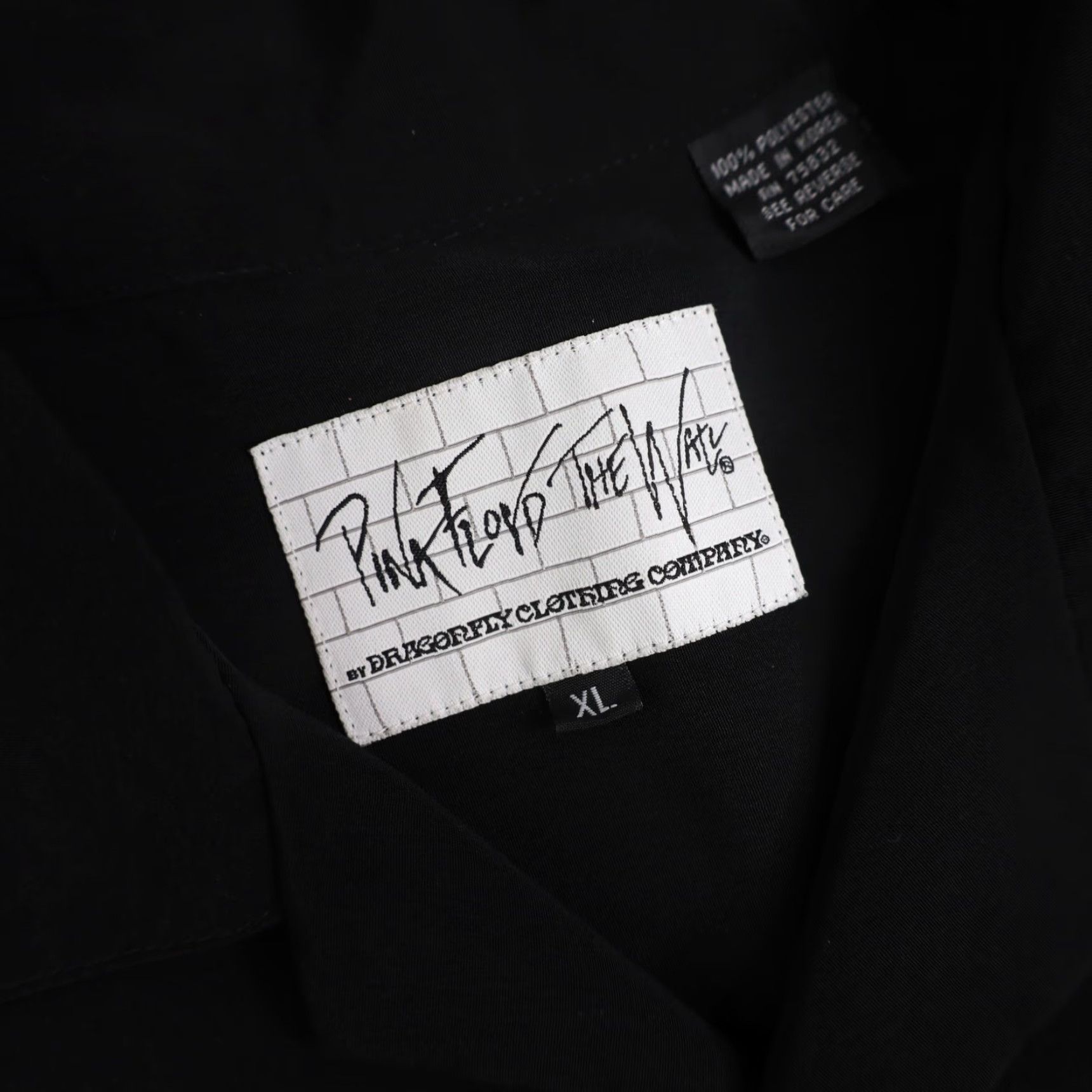 Vintage VINTAGE Dragonfly Shirt XL Men Black TV Button Up Pink Floyd The Wall Y2k Dragonfly Pink Floyd The Wall TV Button Up Shirt XL Mens Black Size US XL / EU 56 / 4 - 7 Thumbnail