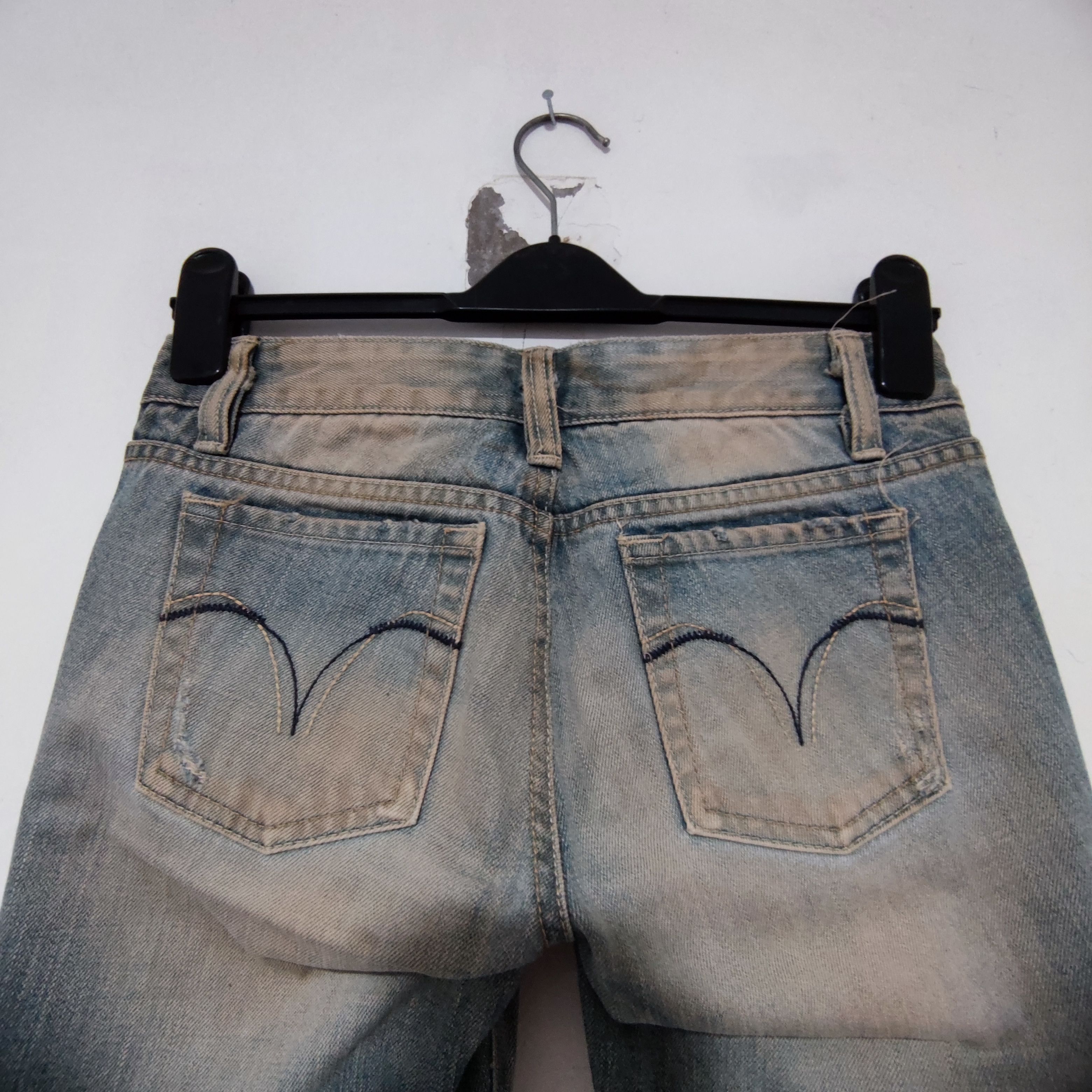 Japanese Brand distressed bucaroo women jeans Size 27" / US 4 / IT 40 - 3 Thumbnail