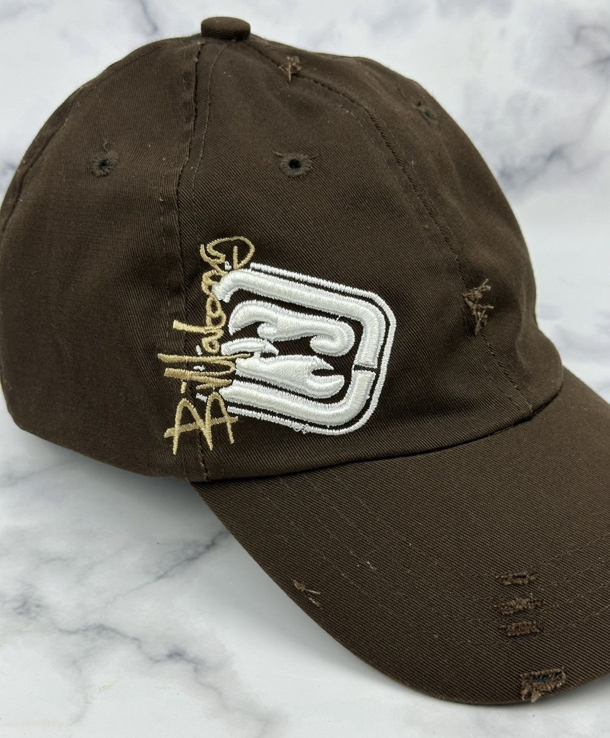 Billabong Vintage Billabong Brown Baseball Cap One Size Size ONE SIZE - 3 Thumbnail