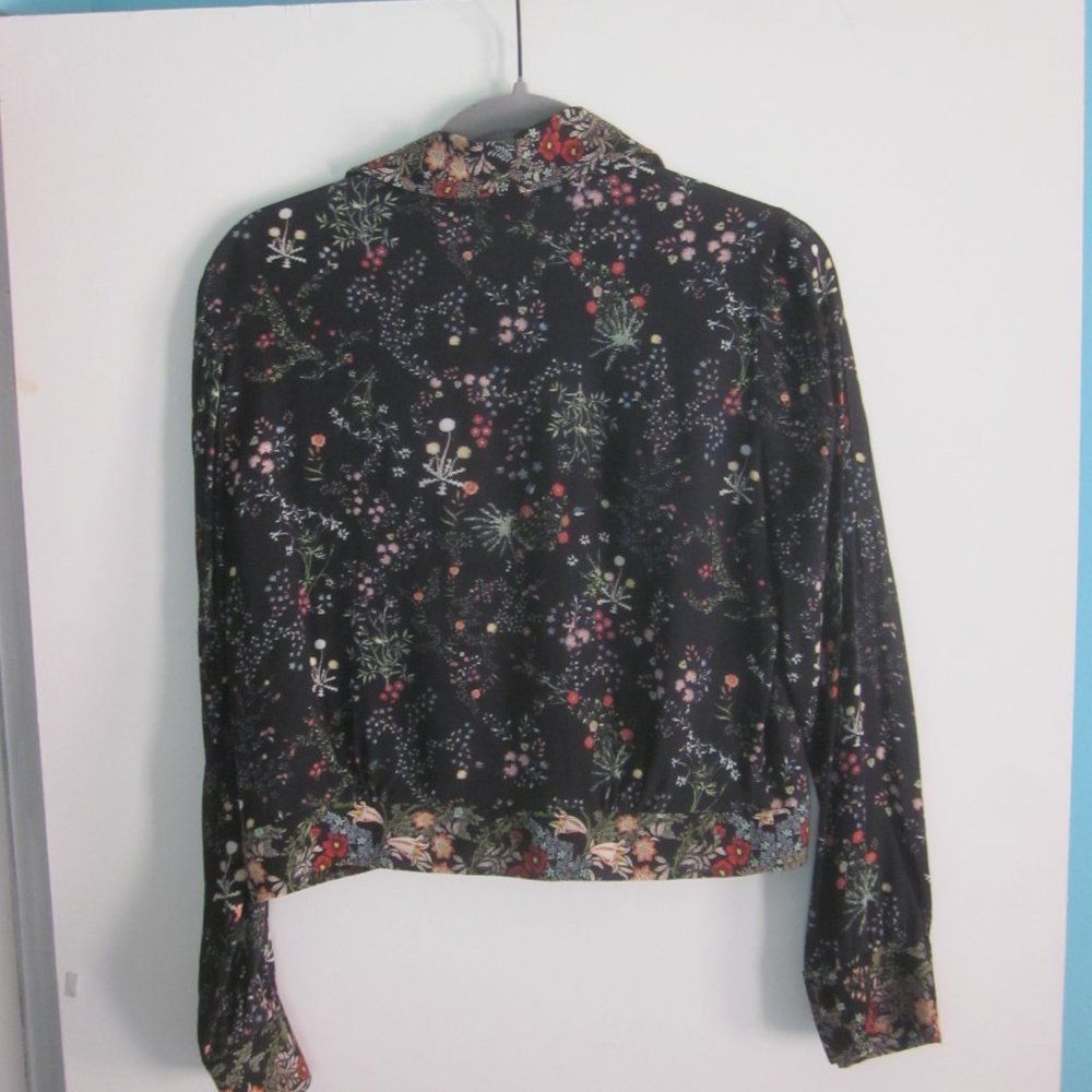 Zara Zara Shirt Jacket Cropped Snap Front Top XS Size XS / US 0-2 / IT 36-38 - 4 Thumbnail