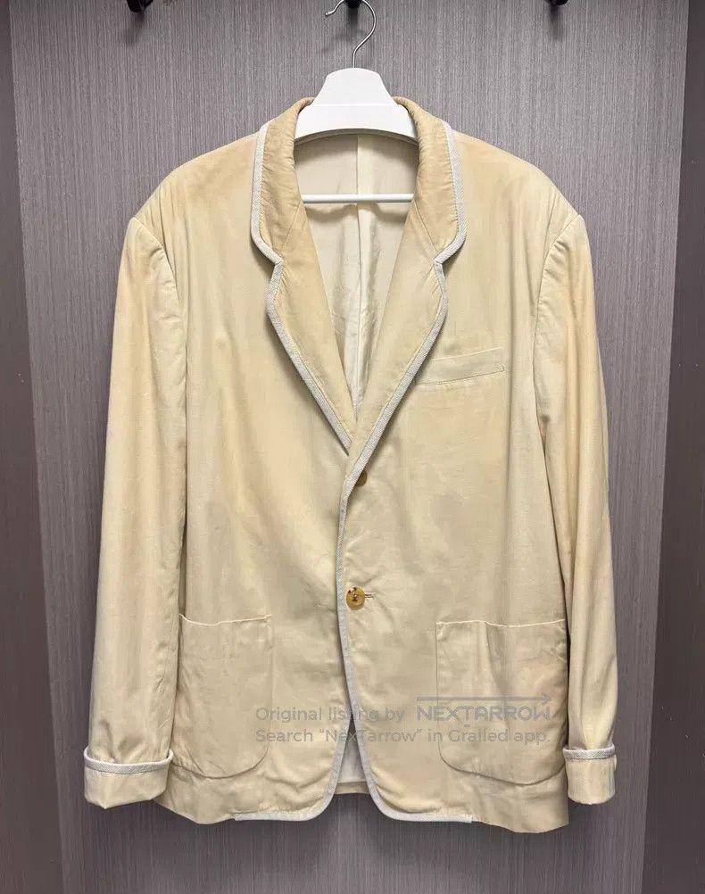 Yohji Yamamoto Yohji Yamamoto size m 88ss Petal Neck Trim Belt blazer Size 40R - 1 Thumbnail
