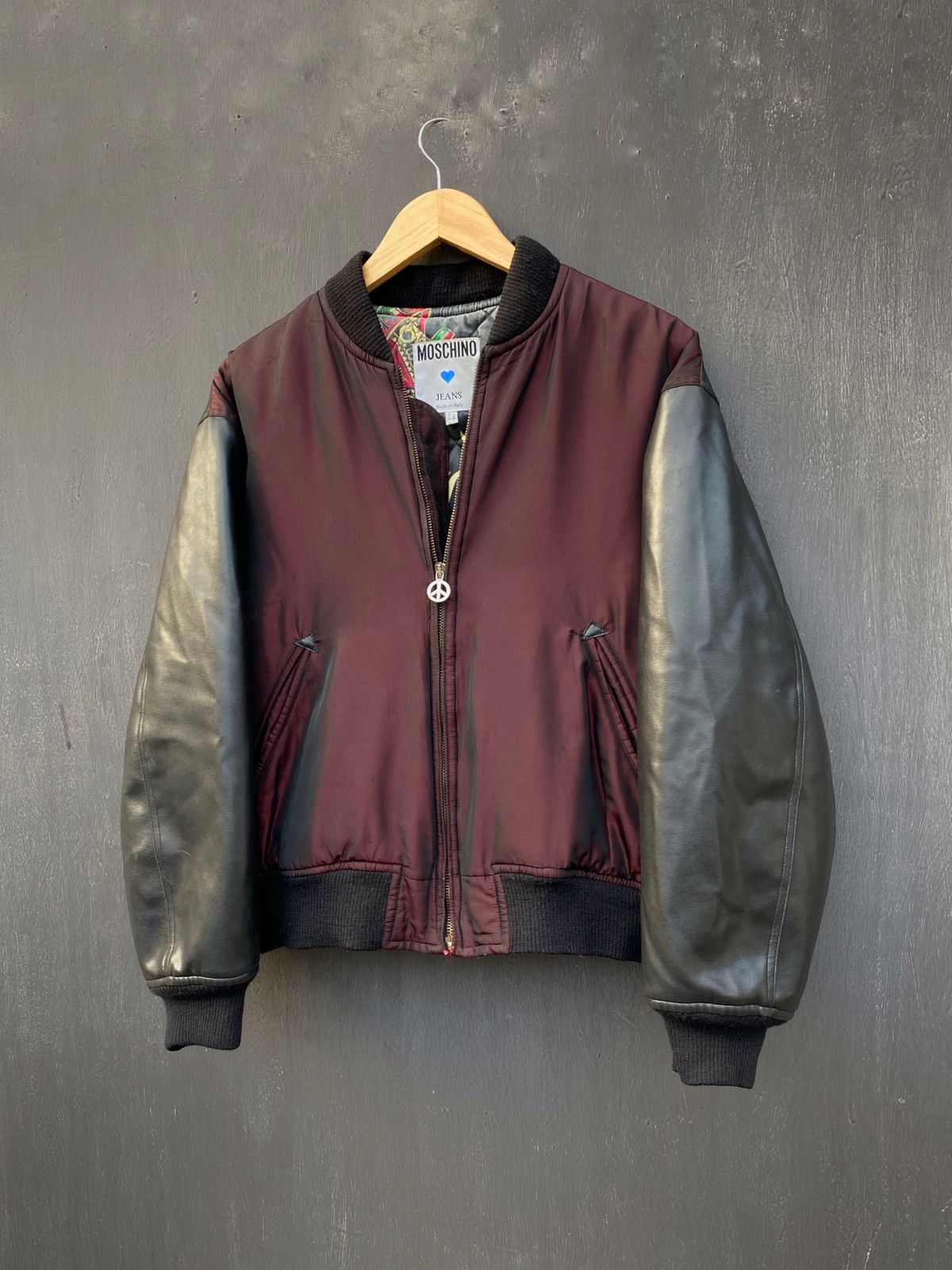 Moschino Moschino Jeans Vintage 80s Bomber jacket 42 made in italy Size M / US 6-8 / IT 42-44 - 1 Thumbnail