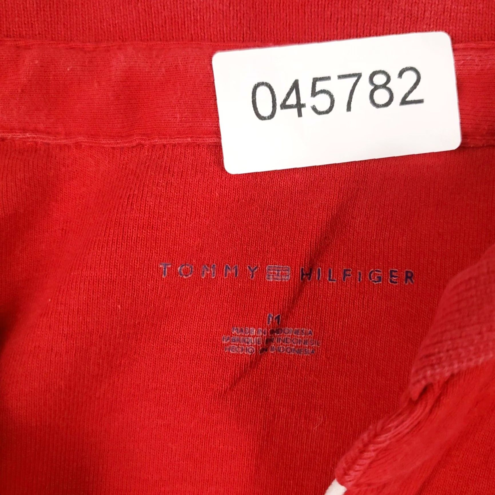 Tommy Hilfiger Tommy Hilfiger Women's Polo Shirt Medium Red Casual Short Sleeve Classic Size M / US 6-8 / IT 42-44 - 6 Thumbnail
