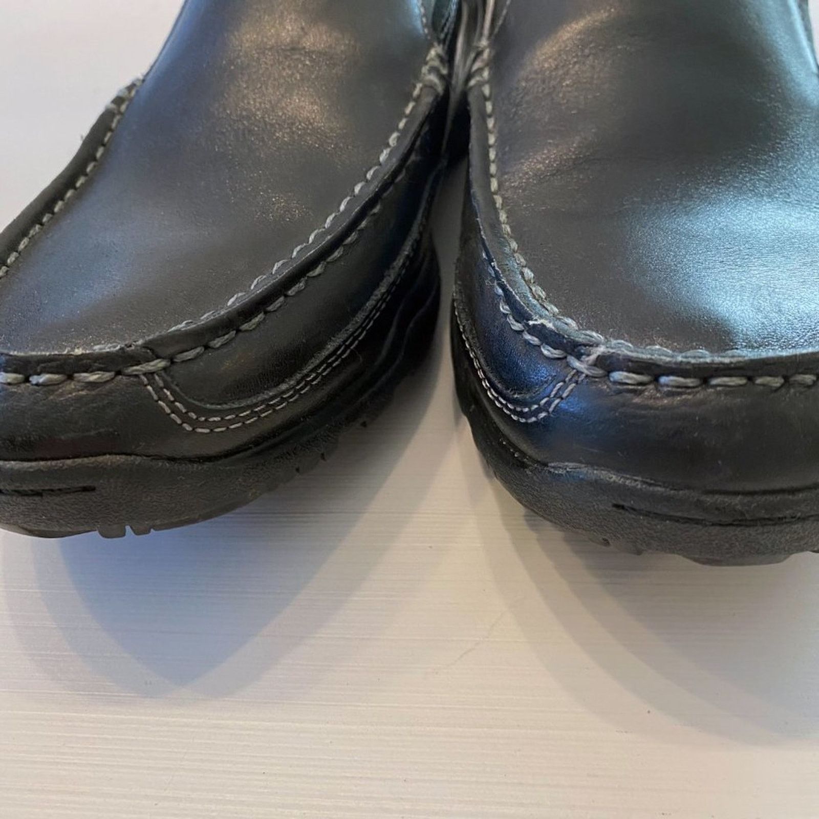 Cole Haan Cole Haan Mens Hughes Venetian Loafers 9.5 M Black Leather Size US 9.5 / EU 42-43 - 4 Thumbnail