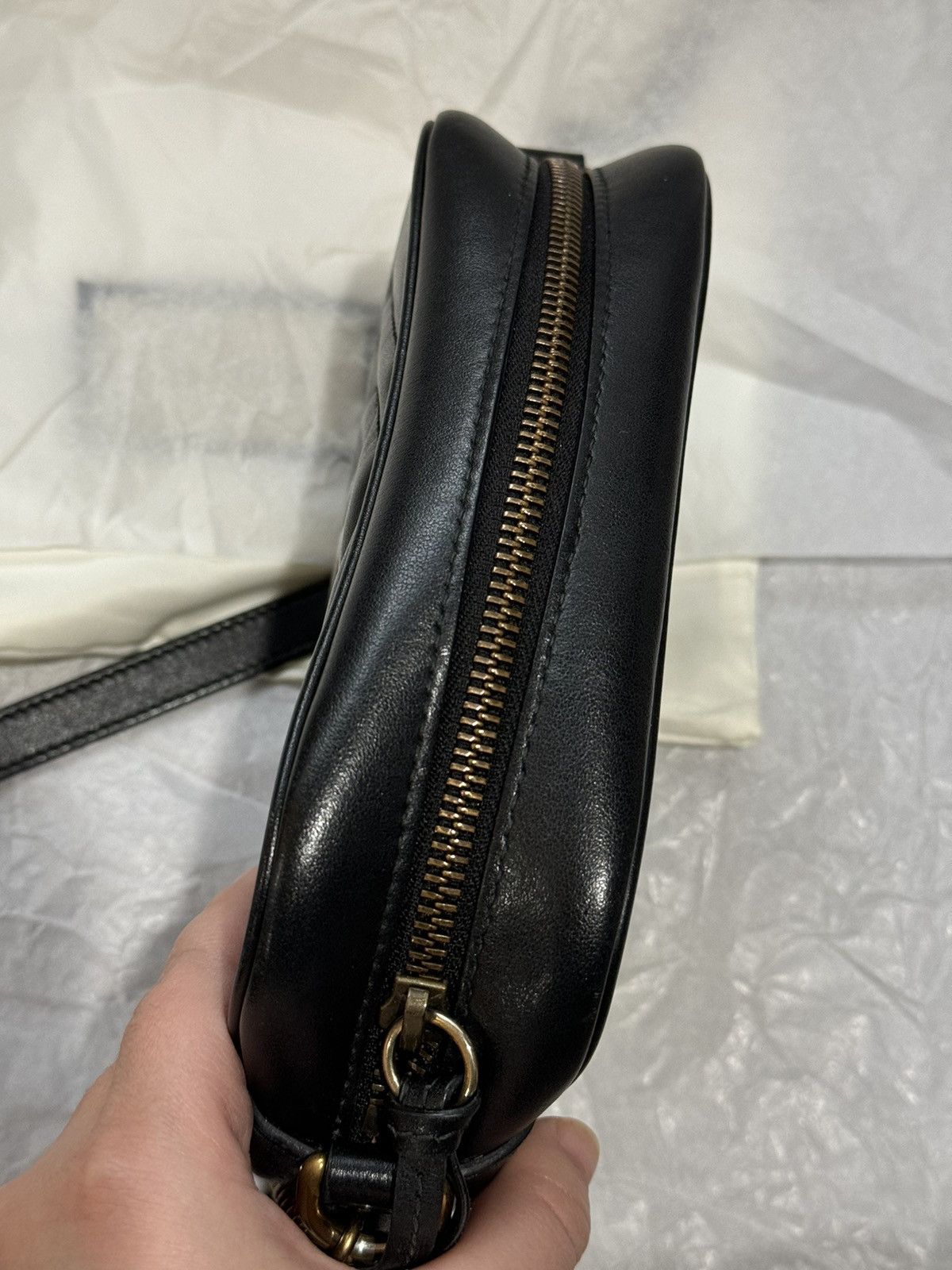 Gucci GUCCI GG MARMONT MINI CROSSBODY SHOULDER BAG Size ONE SIZE - 12 Thumbnail